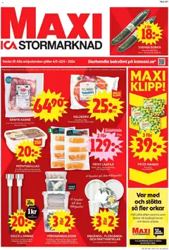 ICA Maxi erbjudanden - Förhandsvisning av reklamblad från butik ICA Maxi aktuell från 04.05.2026