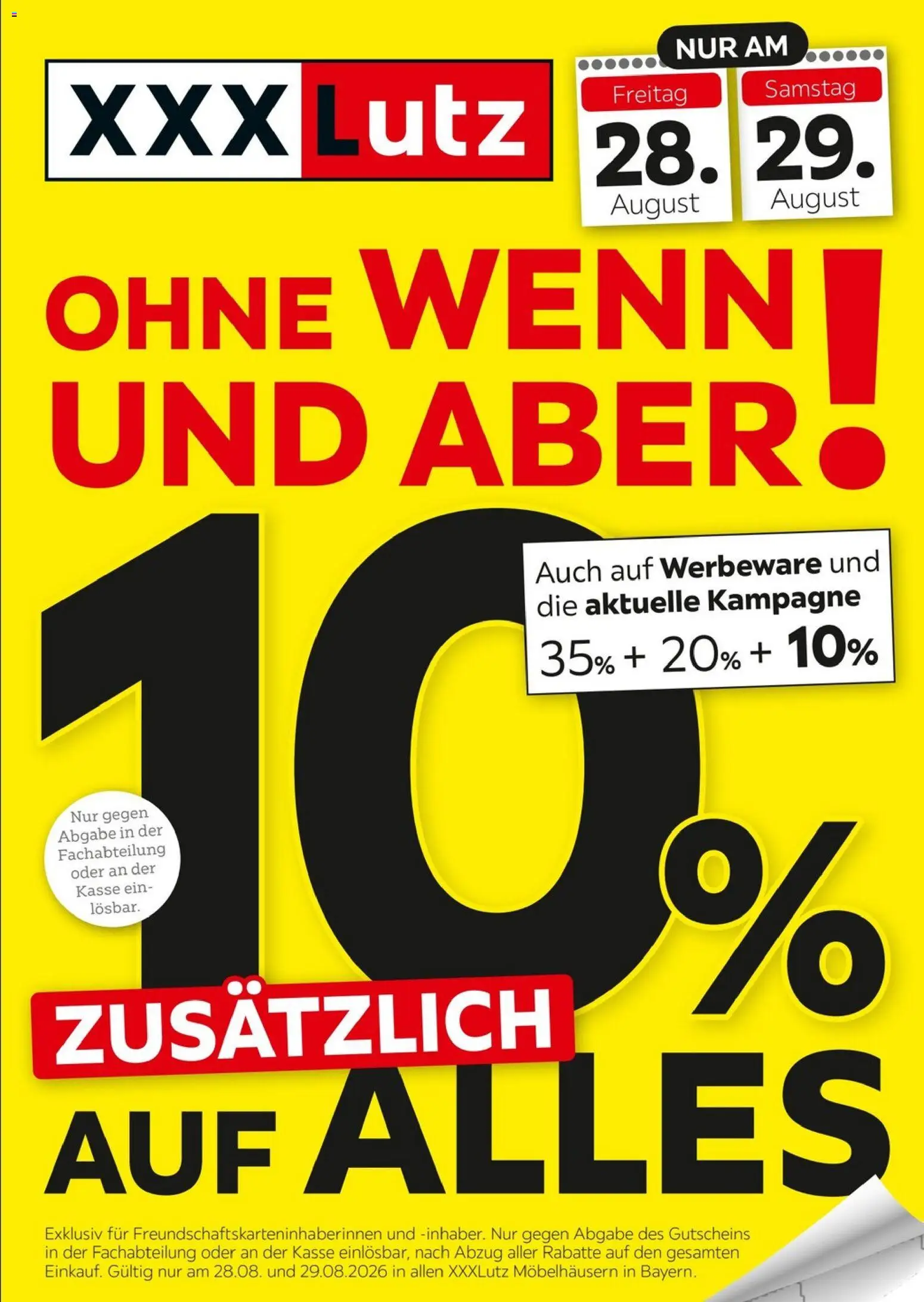 XXXLutz Aktion für Bayern – gültig ab 28.08.2026 | Seite: 1