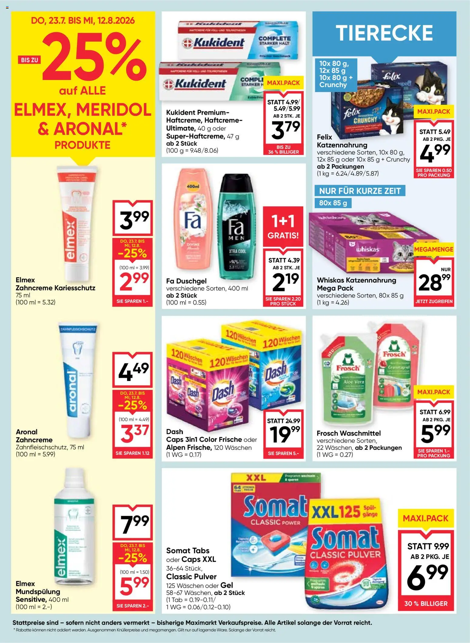 Maximarkt Flugblatt gültig ab 23.07.2026 | Seite: 16