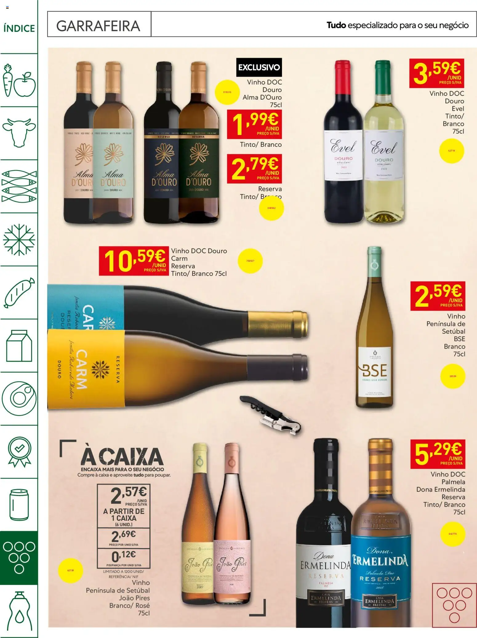 Recheio Horeca │ válido de 19.05.2026 | Página: 32 | Produtos: Caixa, Vinho