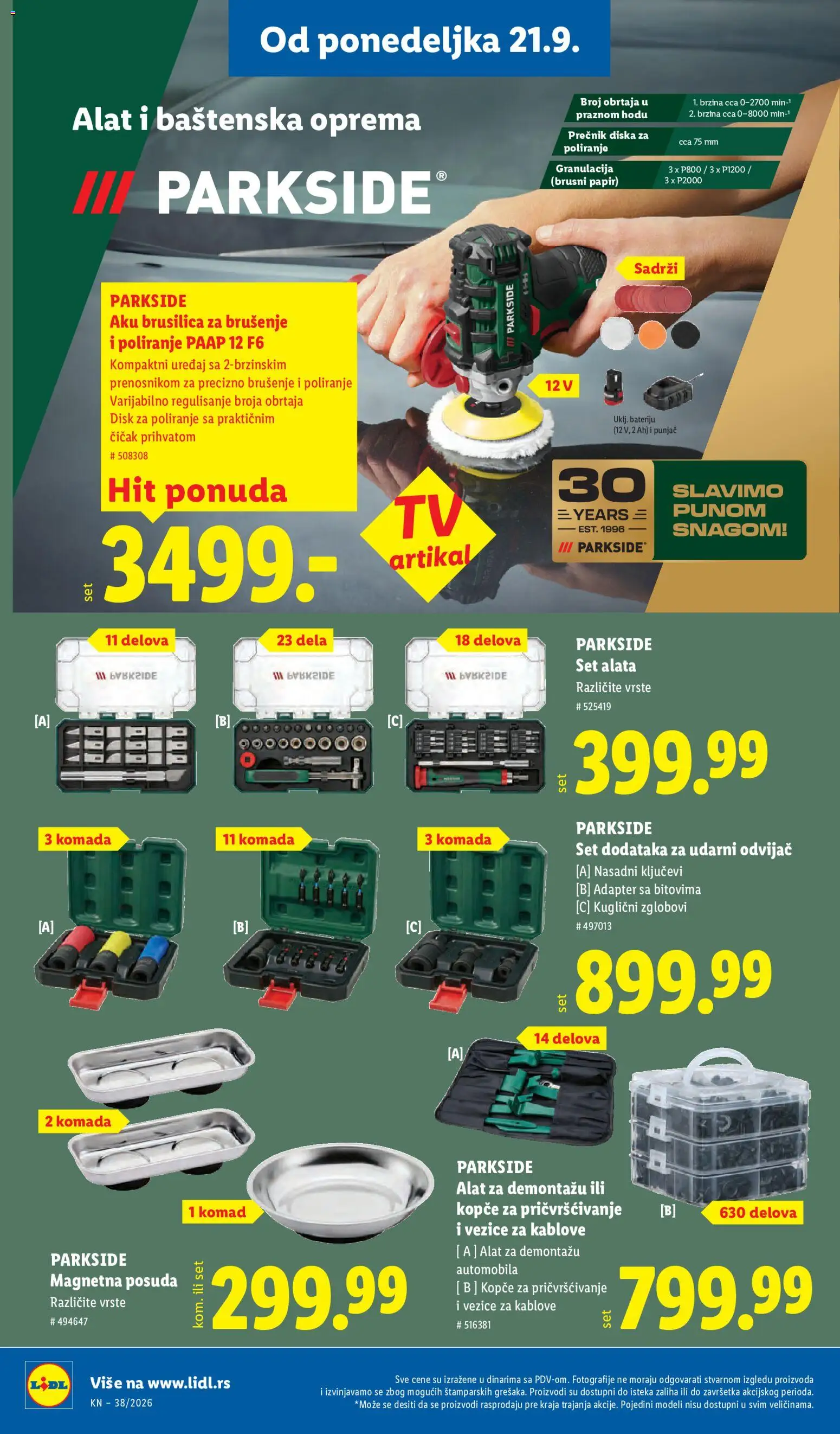 Lidl katalog - važi od 17.09.2026 | Strana: 74