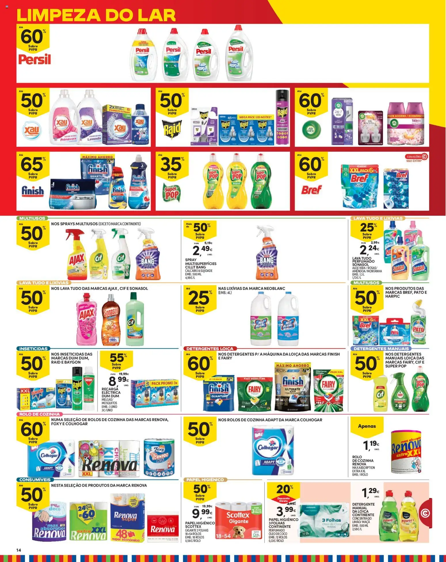 Continente Madeira │ válido de 07/07/2026 | Página: 16 | Produtos: Detergente, Óleo, Maça, Persil
