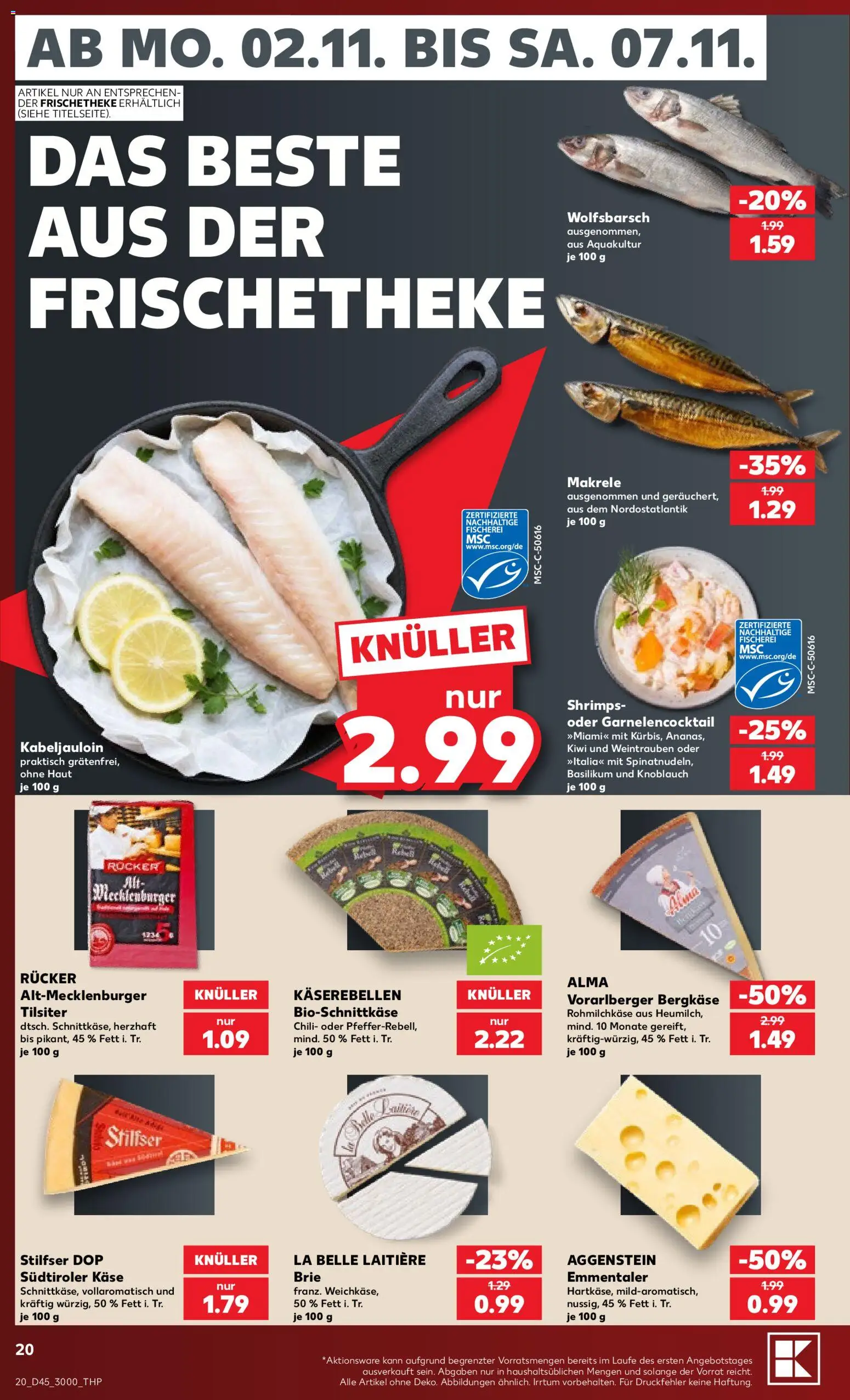 {H1} | Pagina: 20 | Producten: Kiwi, Brie, La, Chili