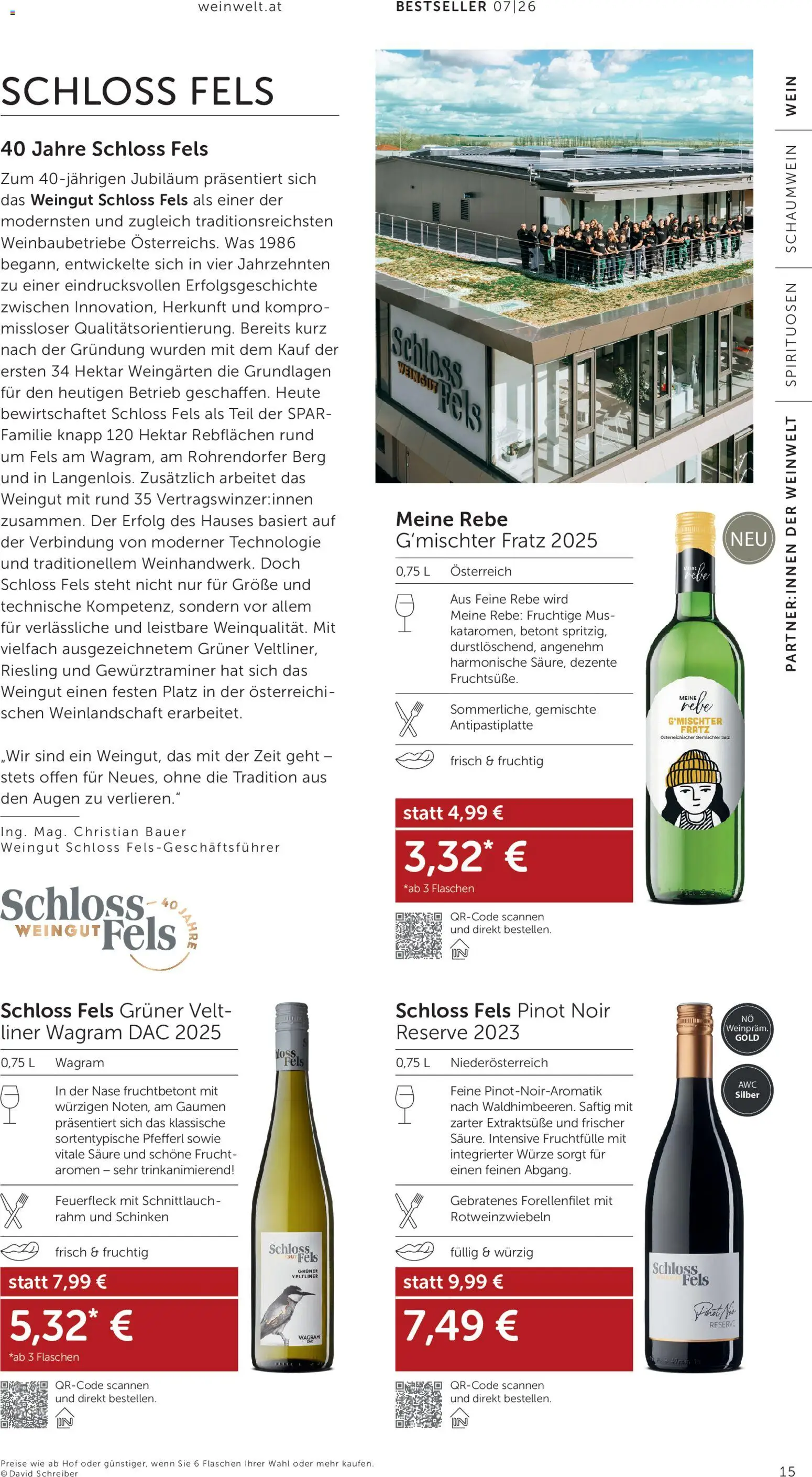 Interspar Wein Welt gültig ab 11.06.2026 | Seite: 15 | Produkte: Schinken, Wein