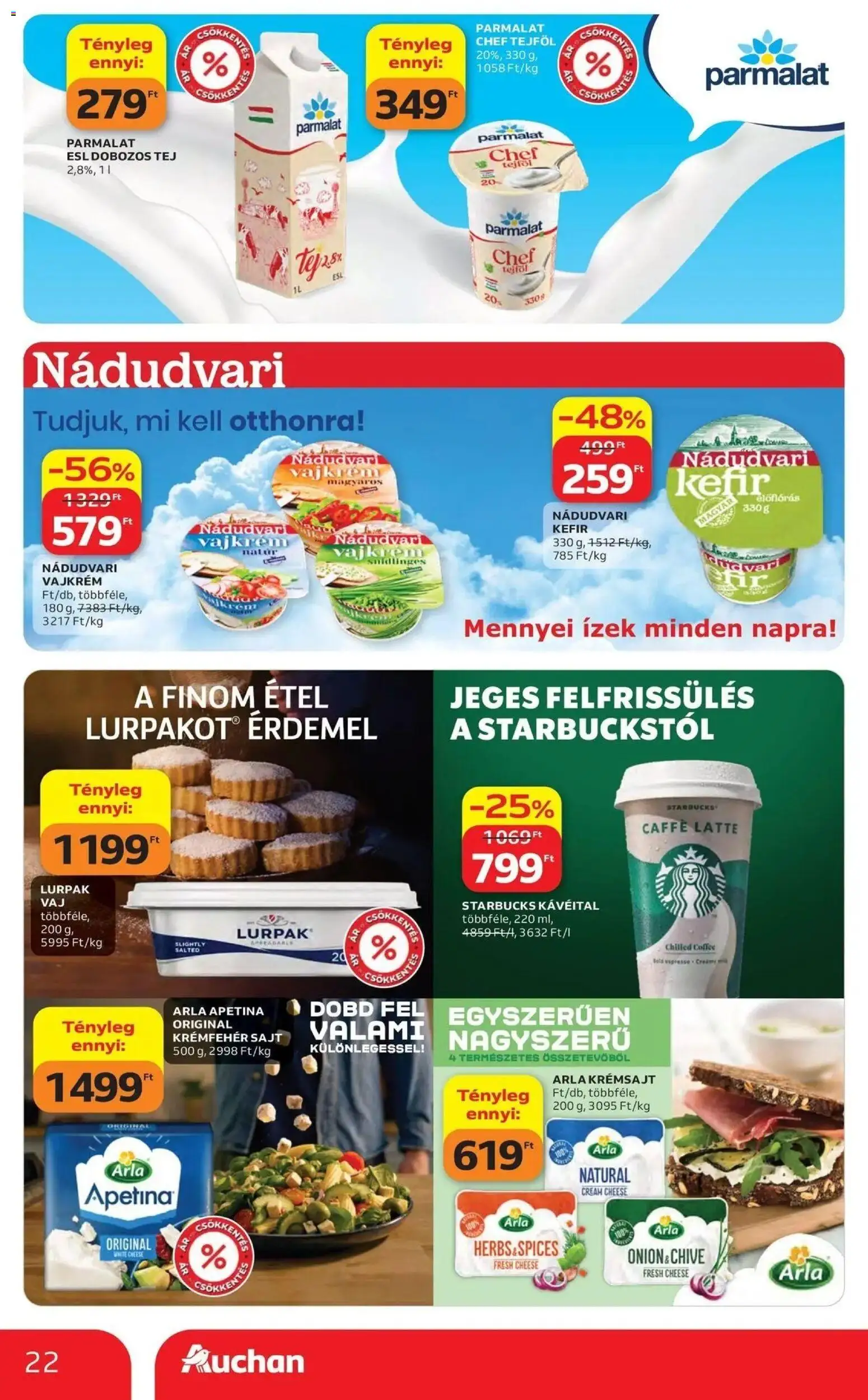 Auchan akciós ujság - amely érvényes a következő dátumtól: 30.04.2026 | Oldal: 22
