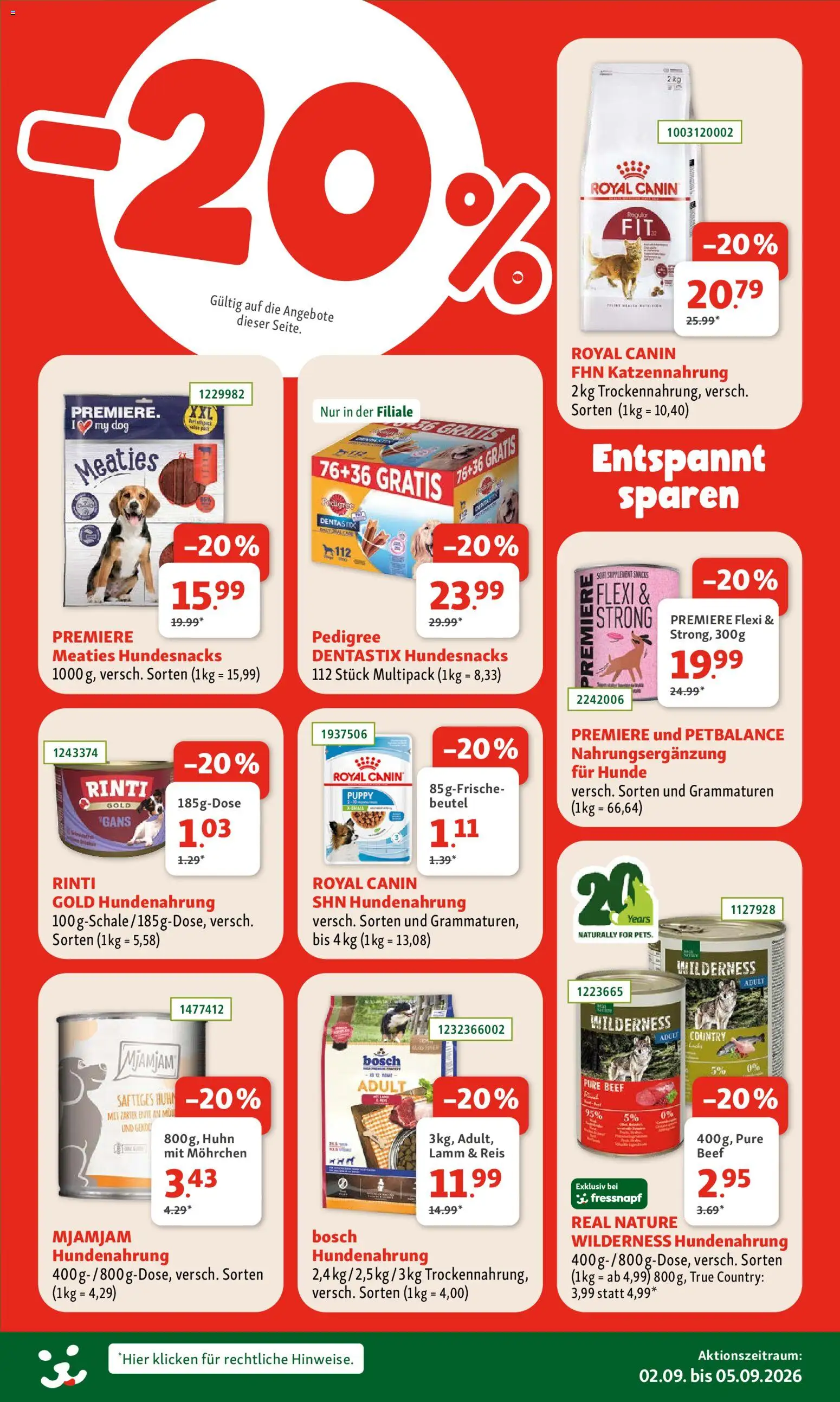Fressnapf Flugblatt gültig ab 02.09.2026 | Seite: 4 | Produkte: Gans, Reis