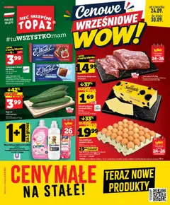 Pogląd oferty "Topaz gazetka - Ceny małe na stałe" - ważna od 24.09.2026