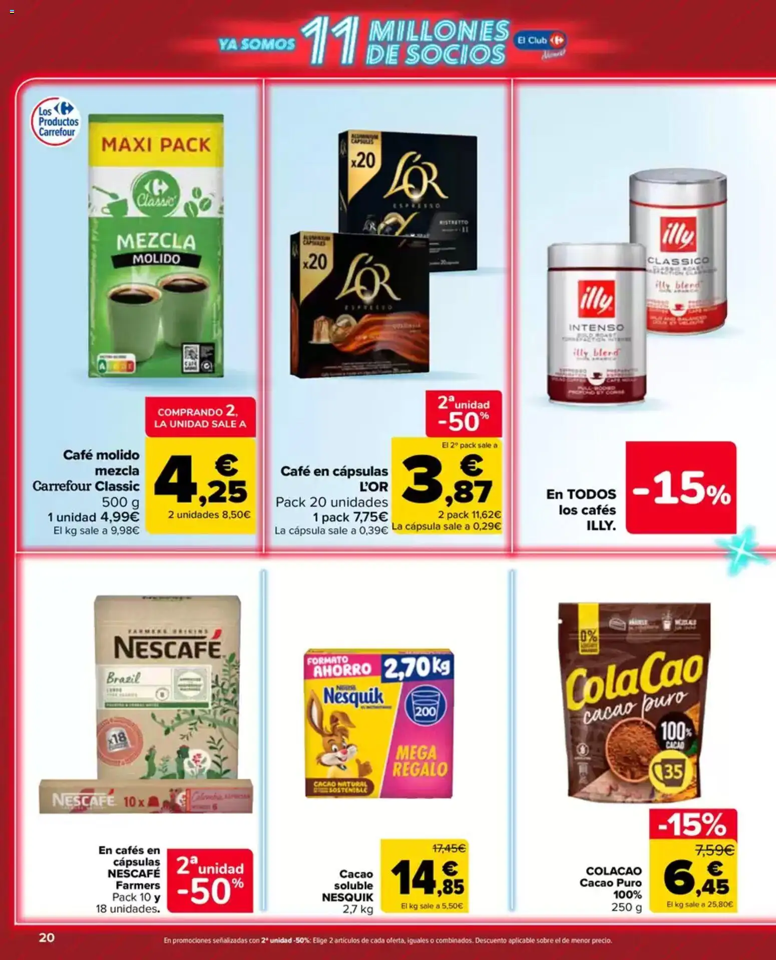 Carrefour Market folleto │ válido desde el 12.05.2026 | Página: 20 | Productos: Café, Café molido, Café en cápsulas, Φρυγανιές σικάλεως