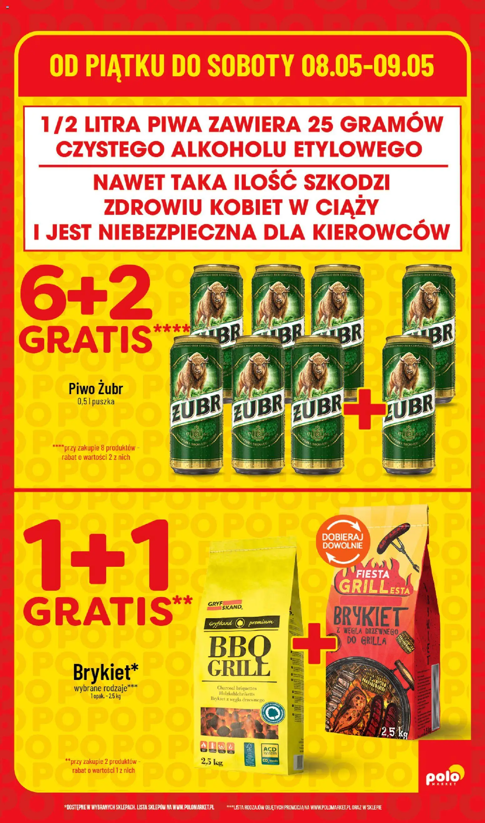 POLOmarket gazetka - Super Hity od 08.05.2026 | Strona: 7 | Produkty: Piwo żubr, Grill, Piwo