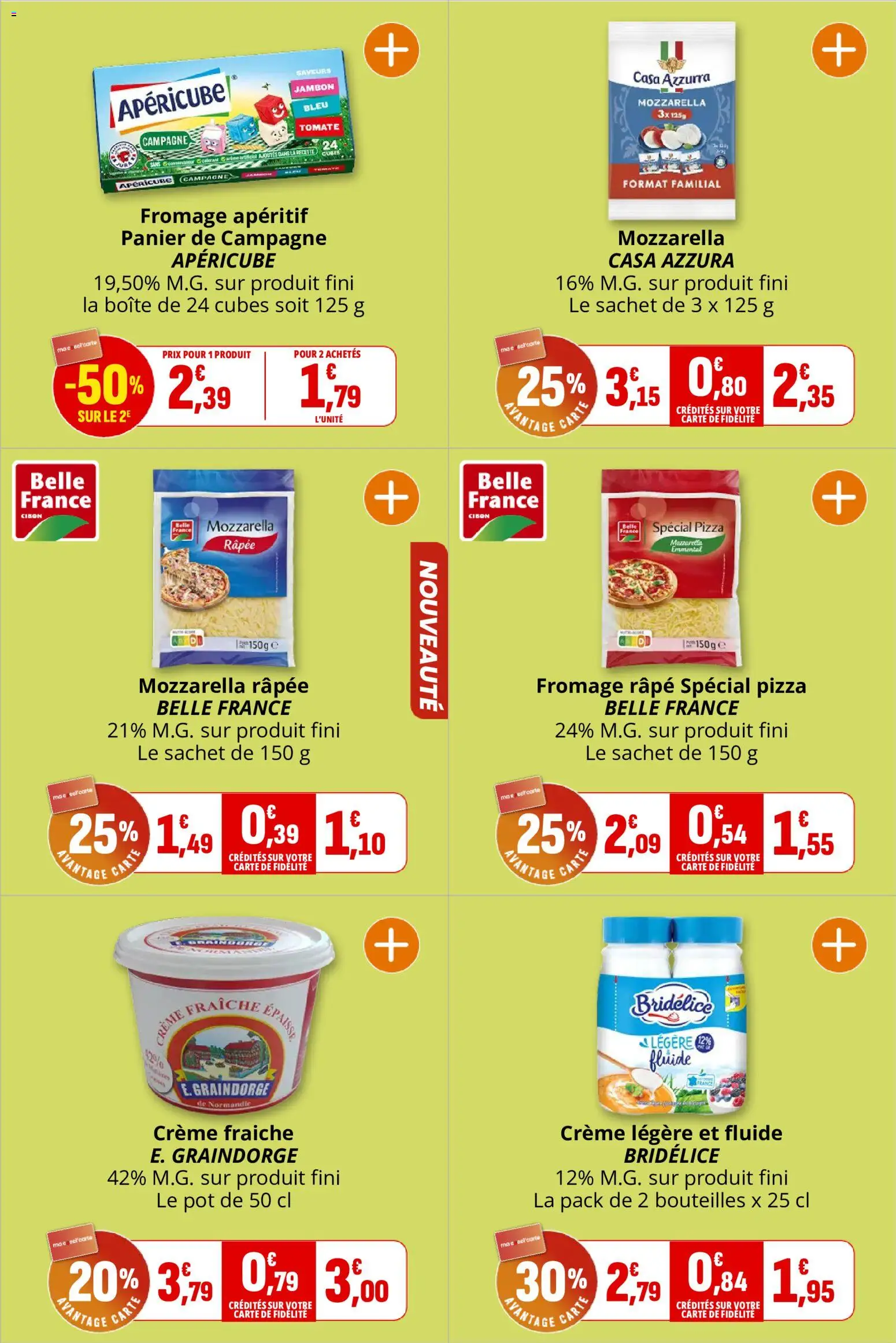 {H1} | Page: 13 | Produits: Bridélice, Tomate, Panier, Crème