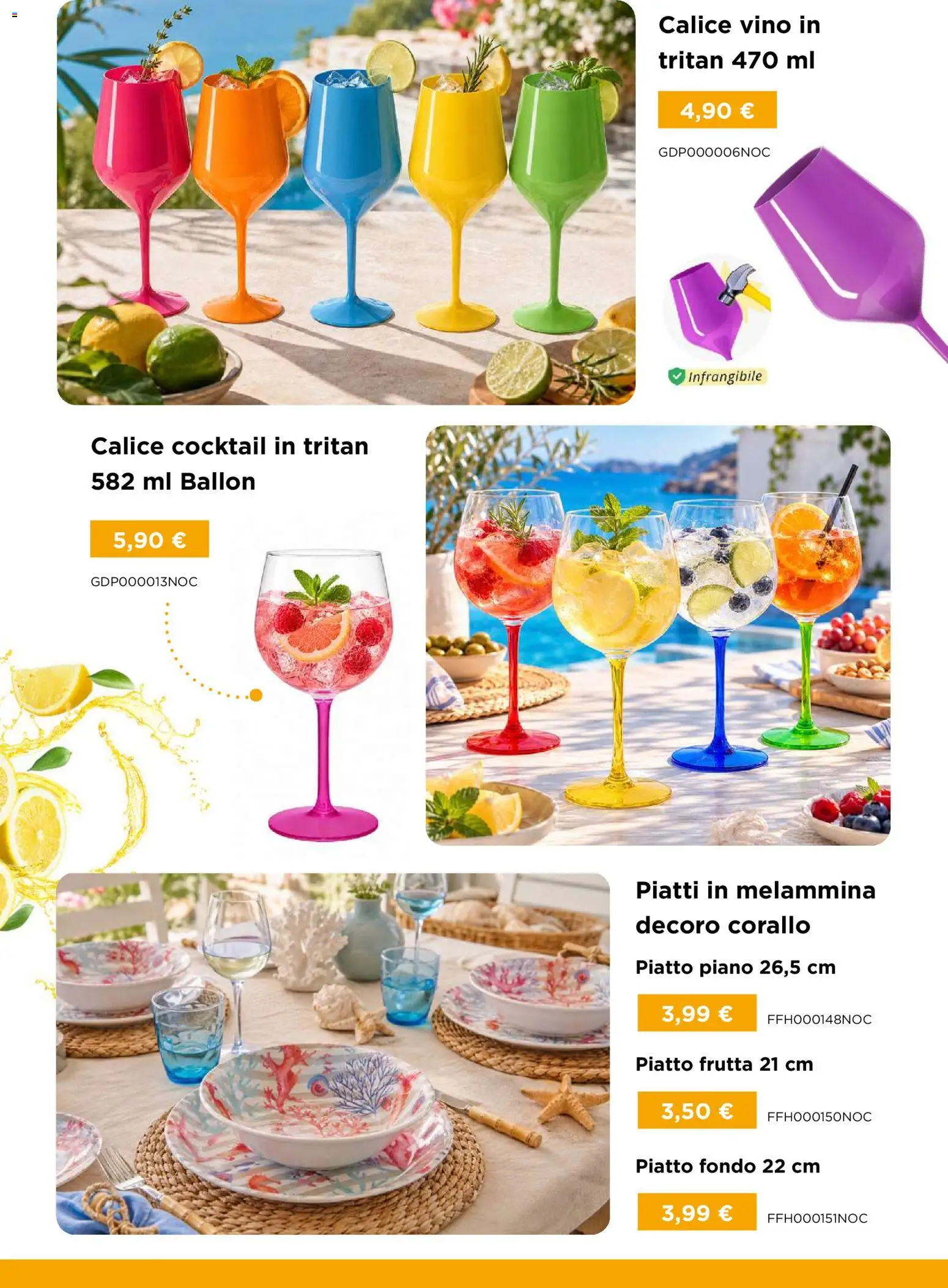 Volantino Kasanova del 12.06.2026 | Pagina: 28 | Prodotti: Calice, Frutta, Vino, Piatto
