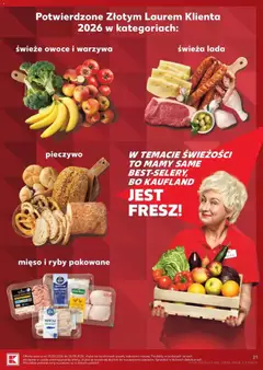 Pogląd oferty "DORSZ CZARNY, Filet z morszczuka, Filet z morszczuka" - ważna od 24.09.2026 | Strona: 21 | Produkty: Mięso, Dorsz, Mintaj, Ryby