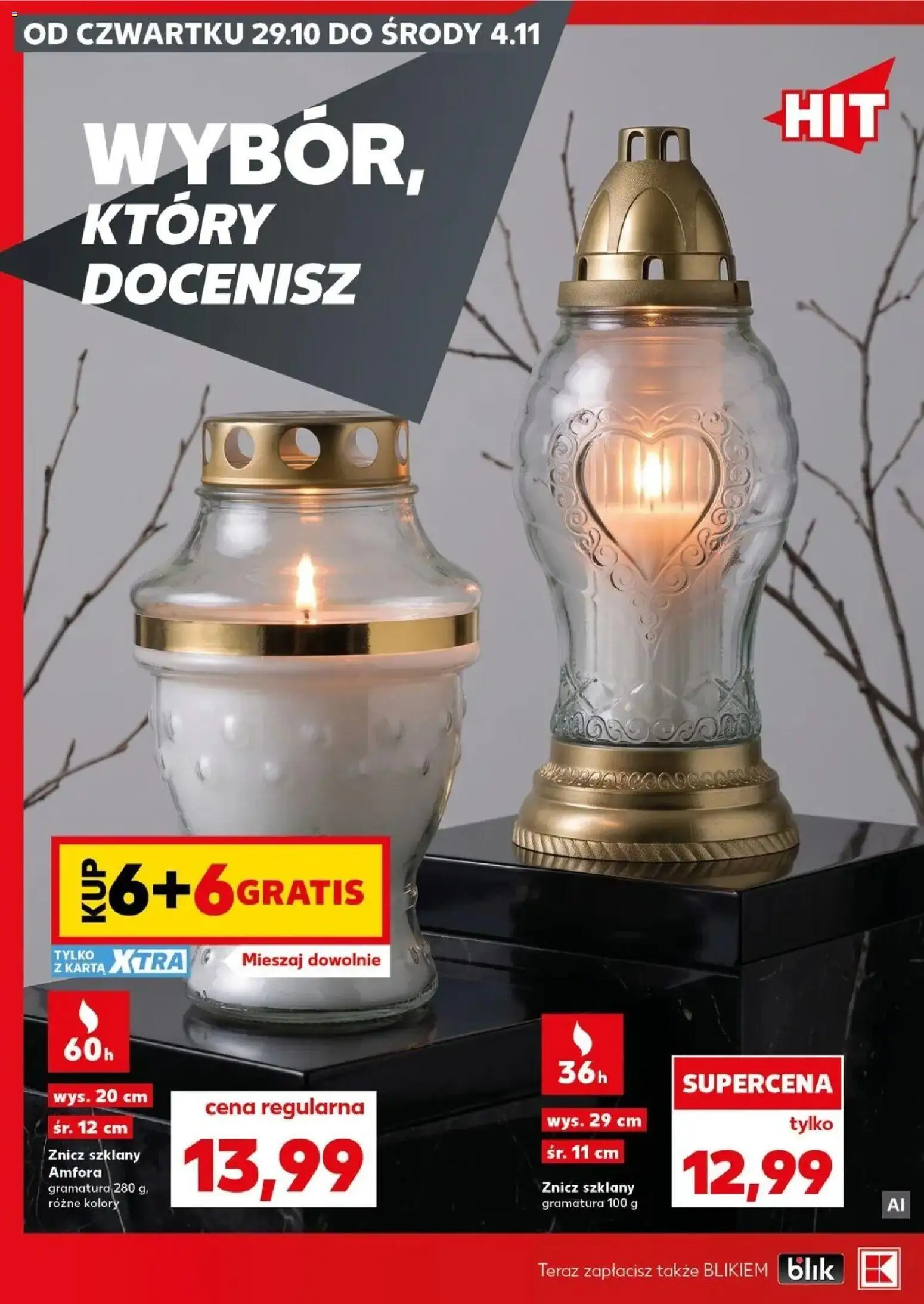 Kaufland Kaufland Katalog Znicze od 29.10.2026 - od jutra PDF | Strona: 2 | Produkty: Karta