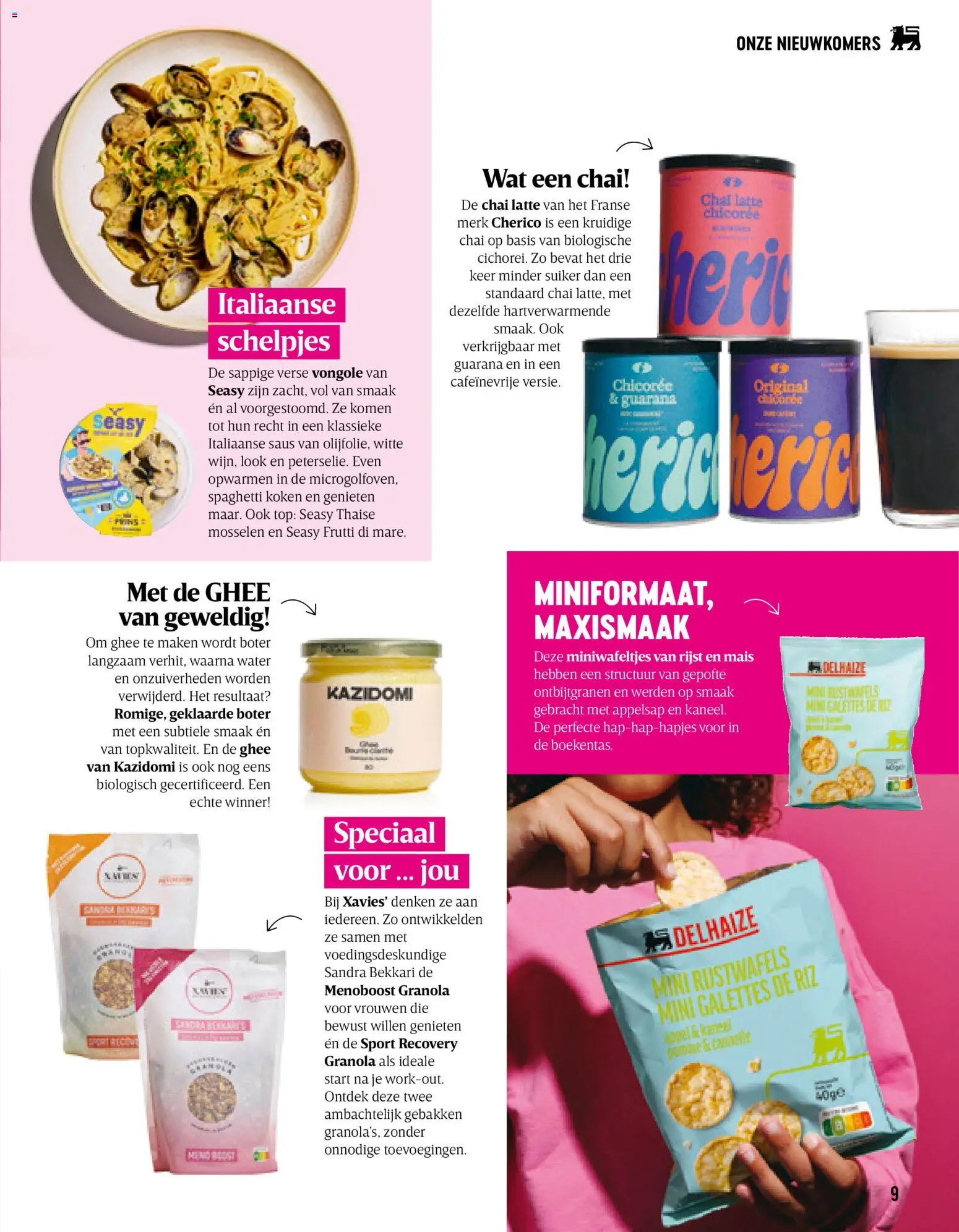 {H1} | Pagina: 9 | Producten: Maïs, Kaneel, Ontbijtgranen, Water