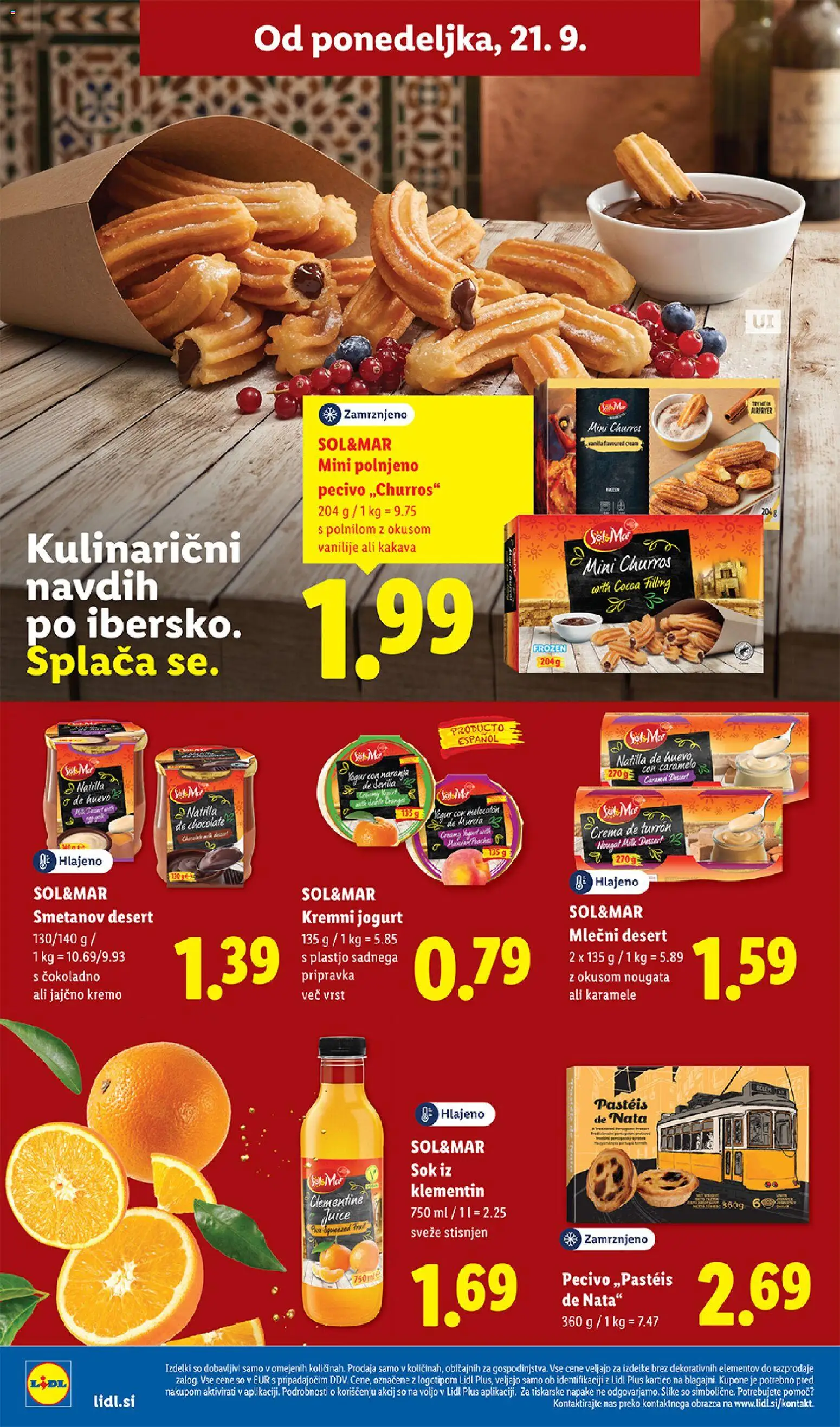 Novi Lidl katalog ponudbe – veljaven od 17.09.2026 | Stran: 48 | Izdelki: Jogurt, Sok, Karamele, Por