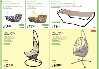 Anteprima del volantino Brico OK volantino Arredo Giardino valido a partire dal 05/03/2026 | Pagina: 11 | Prodotti: Amaca, Cuscino, Poltrona