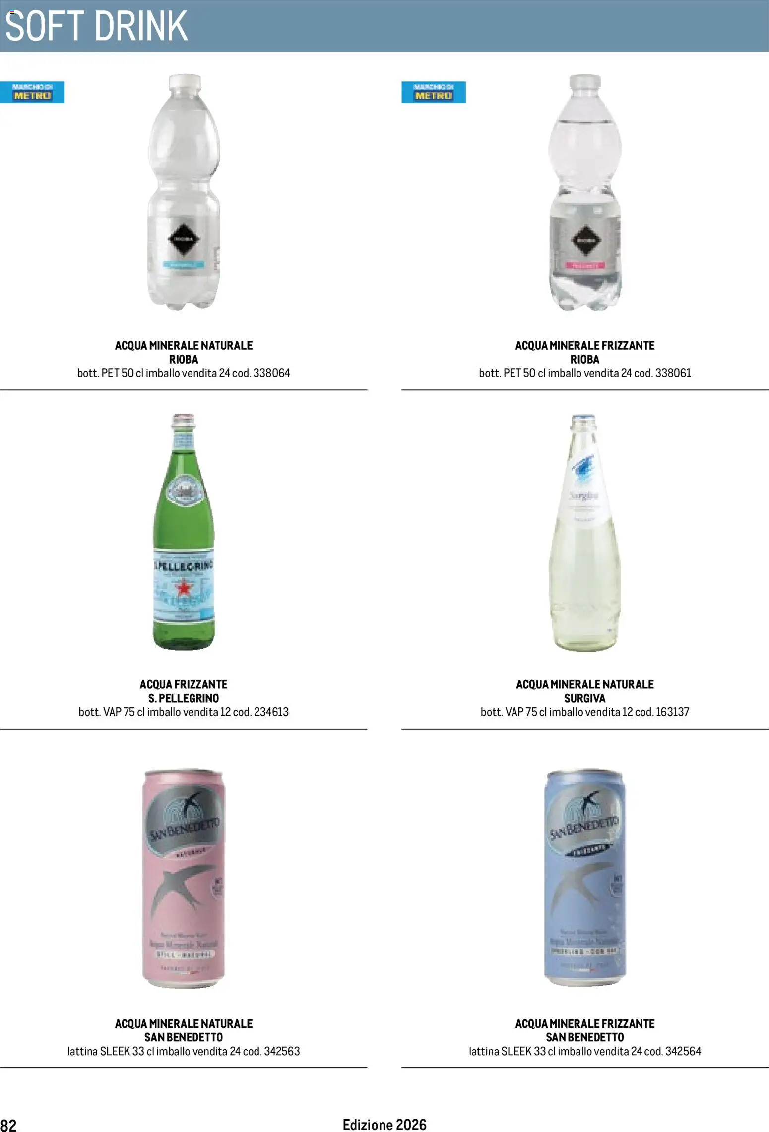 Volantino Metro del 17/10/2025 | Pagina: 82 | Prodotti: Acqua, Acqua minerale