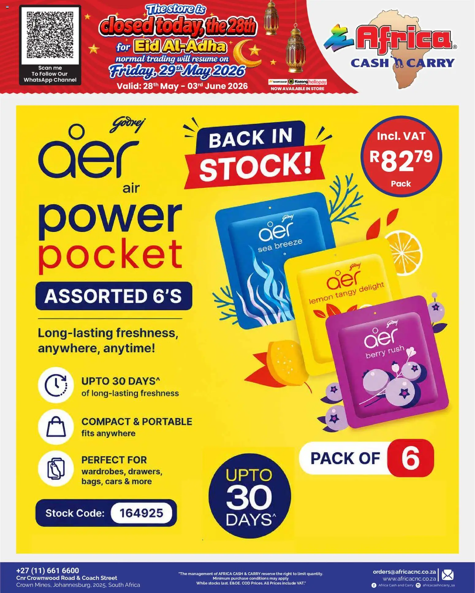 New Africa Cash & Carry catalogue – valid from 28.05.2026 | Page: 20 | Products: Stock, Lemon