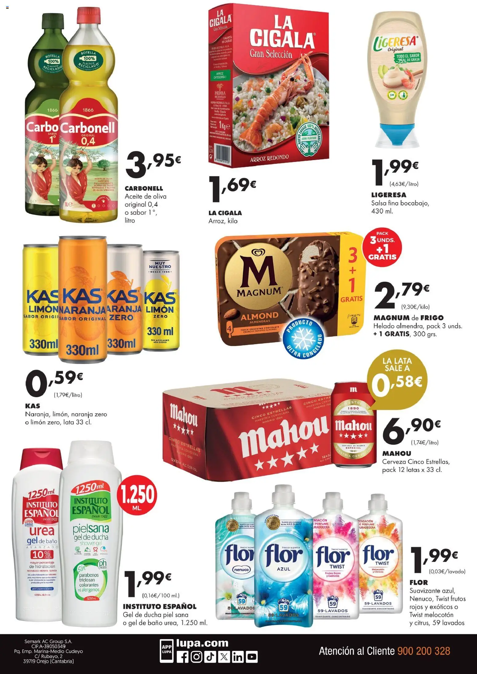 Lupa Supermercados folleto │ válido desde el 06/08/2026 | Página: 4 | Productos: Gel de ducha, Aceite, Chocolate, Ducha