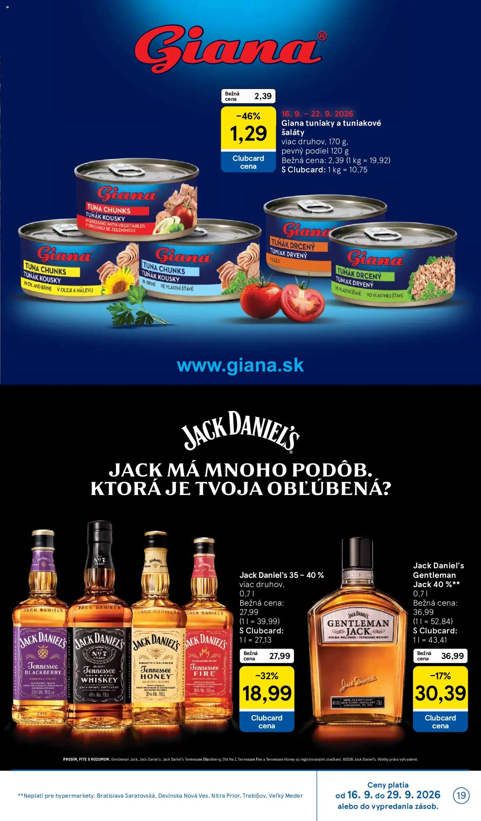 Nové Tesco akcie – leták je platný od 16.09.2026 | Strana: 19