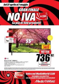 Anteprima del volantino Media World volantino valido a partire dal 27.04.2026 | Pagina: 2 | Prodotti: smart TV, TV, Audio