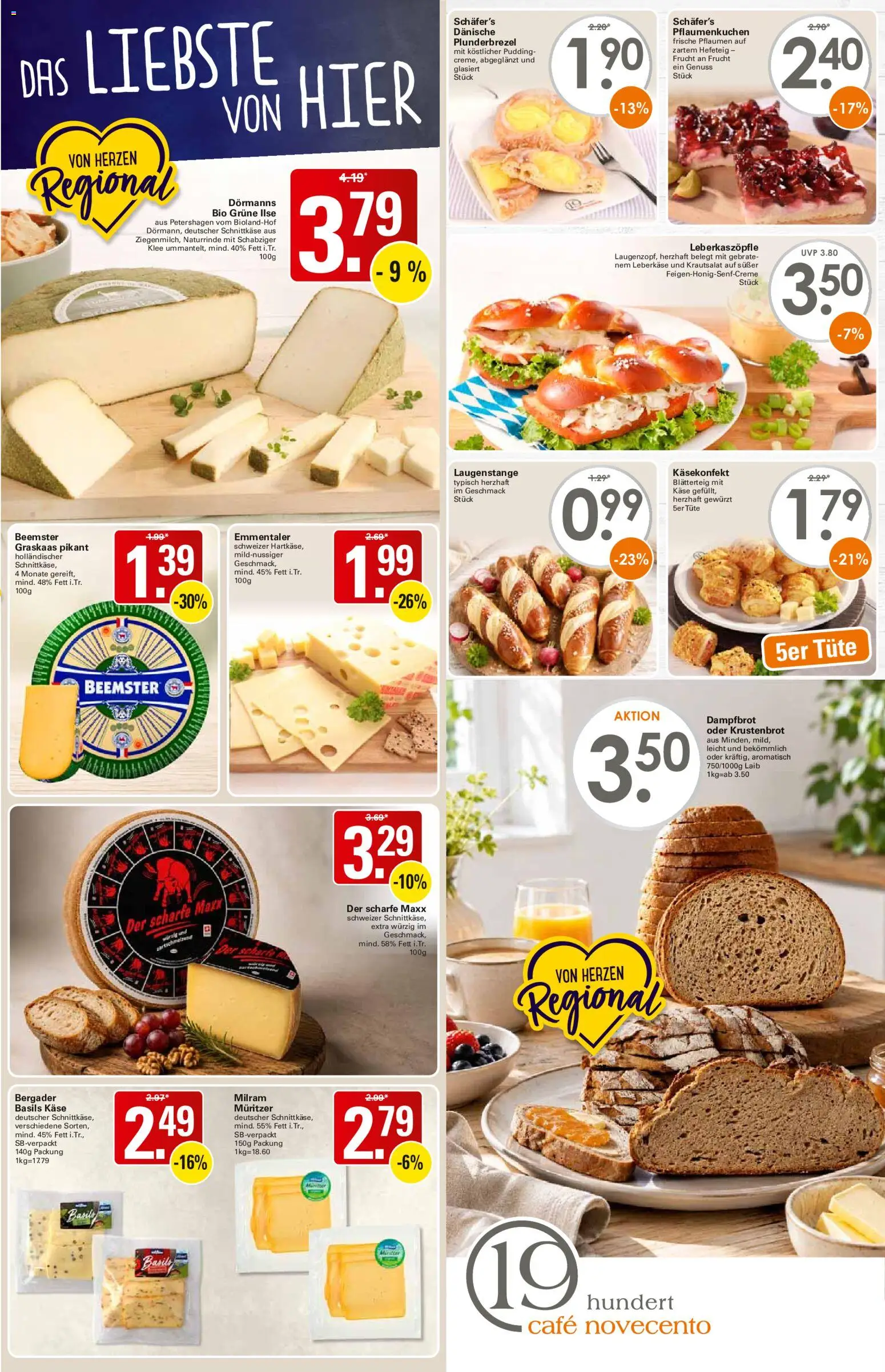 WEZ Prospekt – gültig ab 14.09.2026 | Seite: 3 | Produkte: Pflaumen, Käse, Pudding, Milram