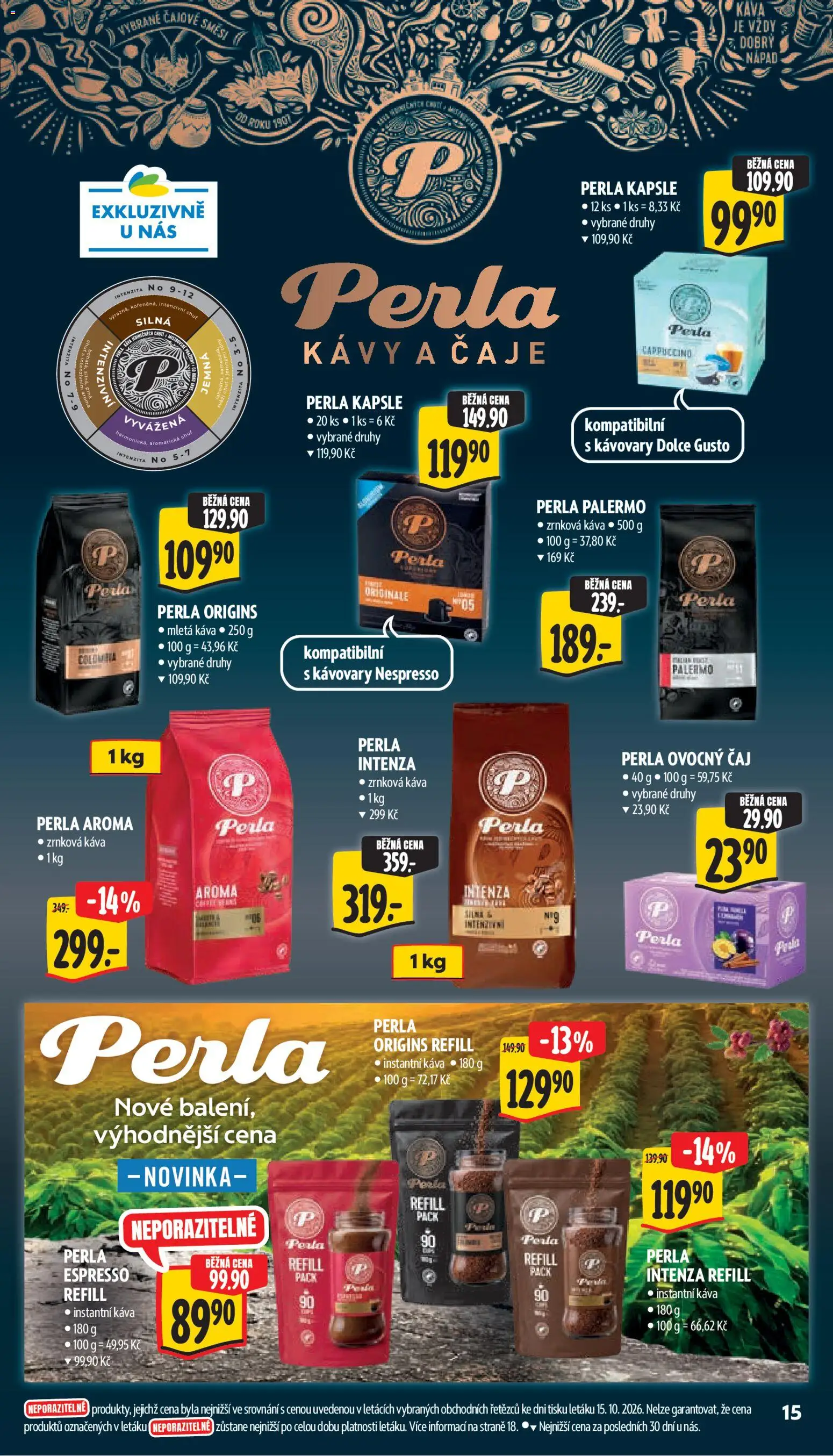 Albert leták - Supermarket od 21.10.2026 | Strana: 23 | Produkty: Káva, Kapsle, Instantní káva, Cappuccino