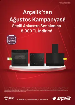 17 Ağustos 2026 tarihinden itibaren geçerli olan Arçelik kataloğu önizlemesi