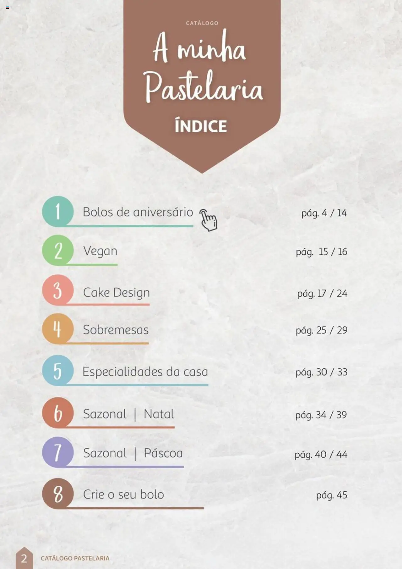 Auchan Catálogo de Pastelaria │ válido de 08/04/2024 | Página: 2 | Produtos: Bolo