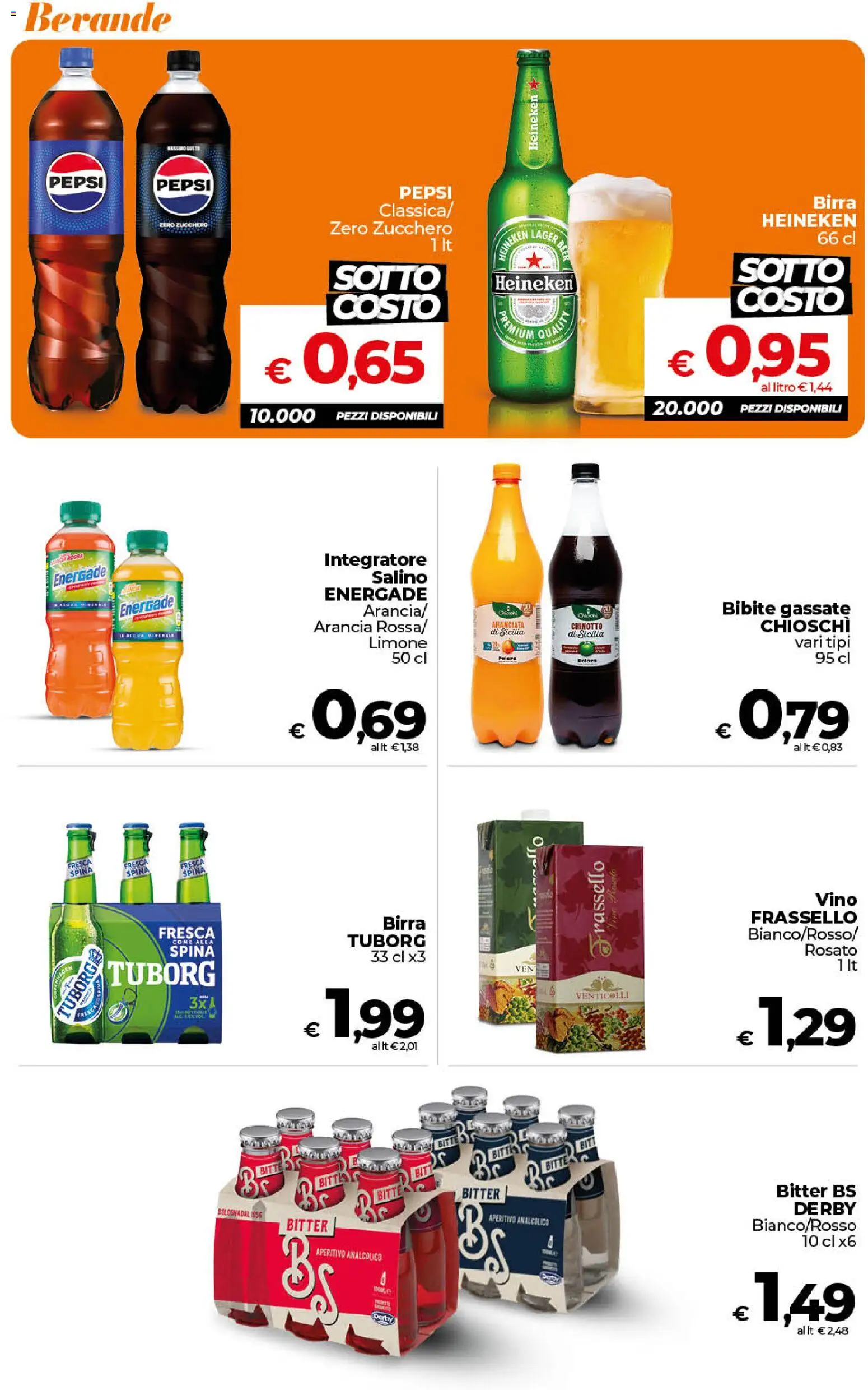 Volantino Ipercoop del 13/10/2026 | Pagina: 41 | Prodotti: Chinotto, Vino, Heineken, Aperitivo