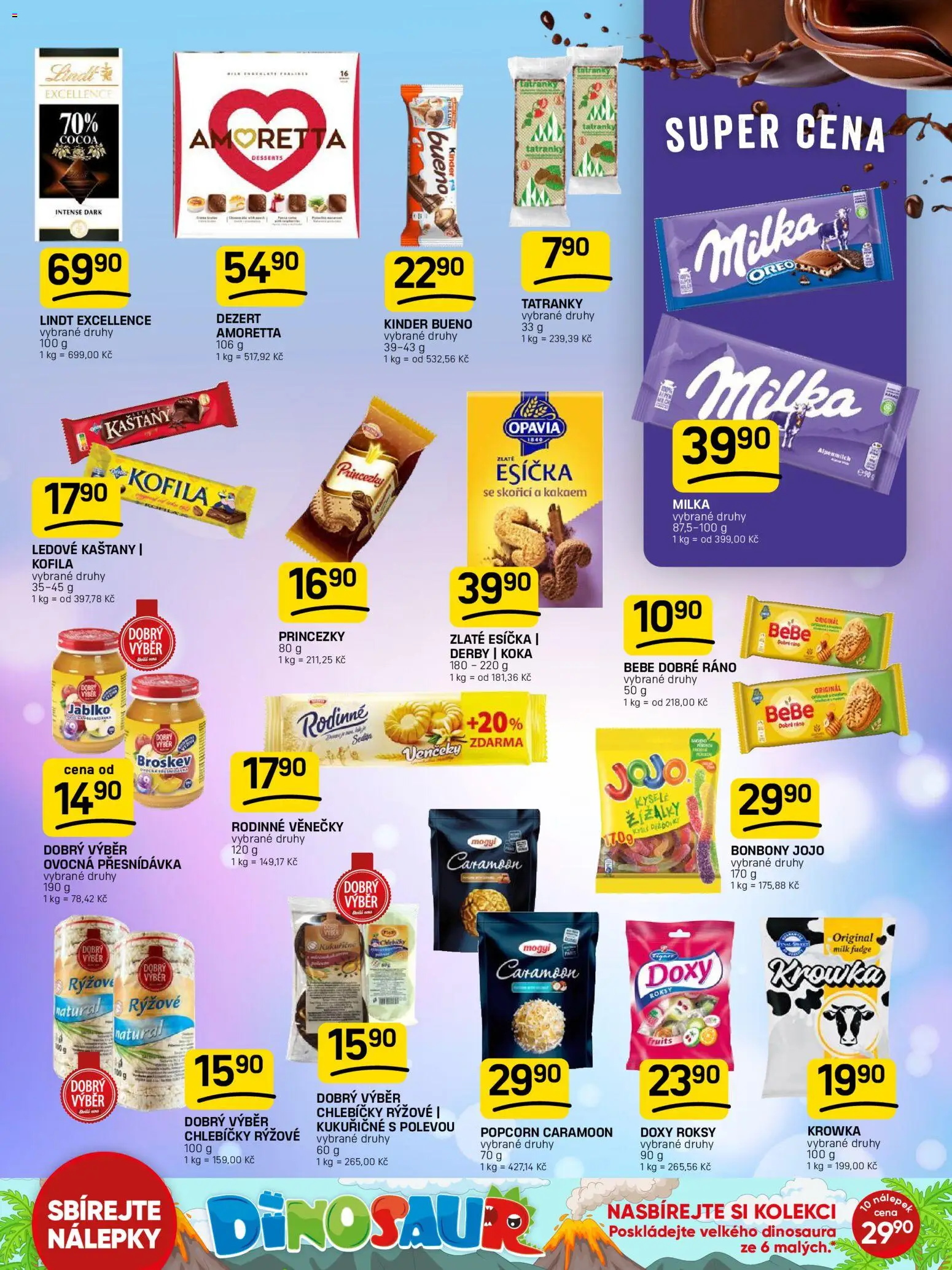 Flop leták od 19.08.2026 | Strana: 9 | Produkty: Milka, Rýžové chlebíčky, Esíčka, Kinder Bueno