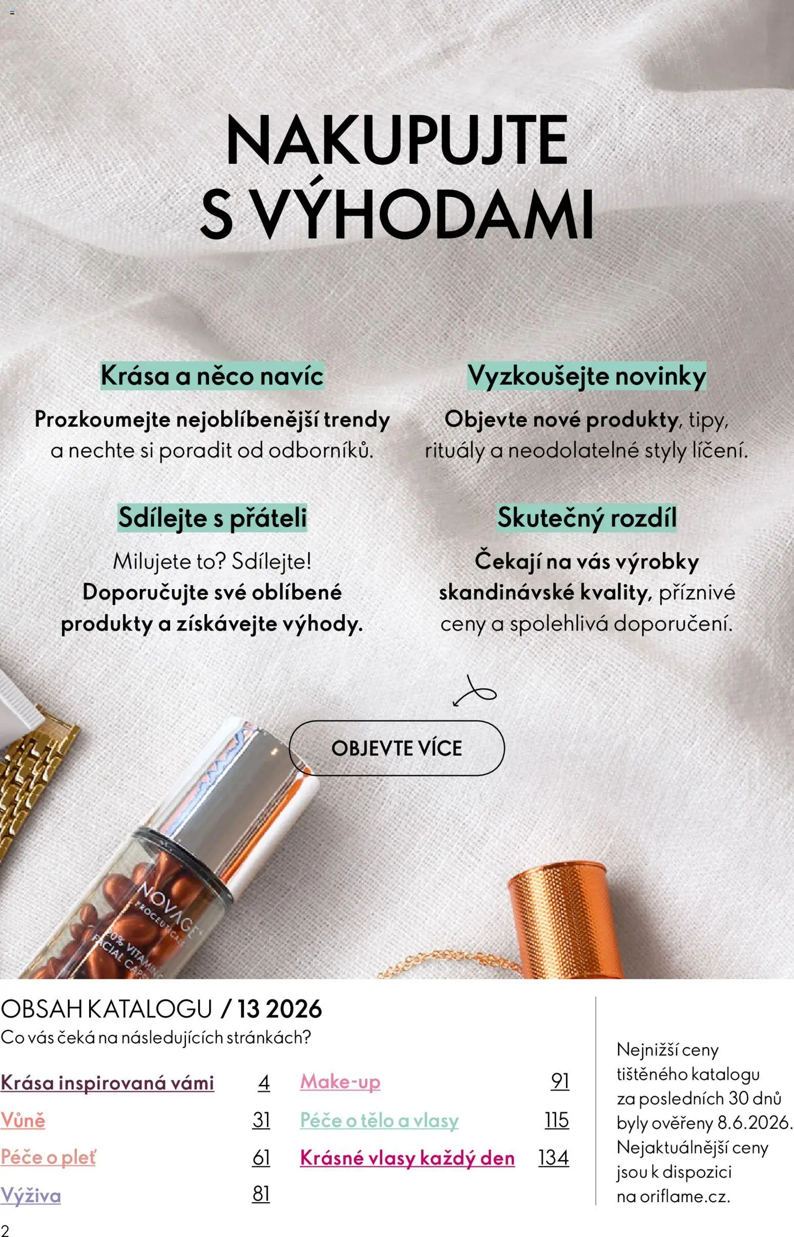 Oriflame katalog č. 13/2026 od 09.09.2026 | Strana: 2 | Produkty: Makeup