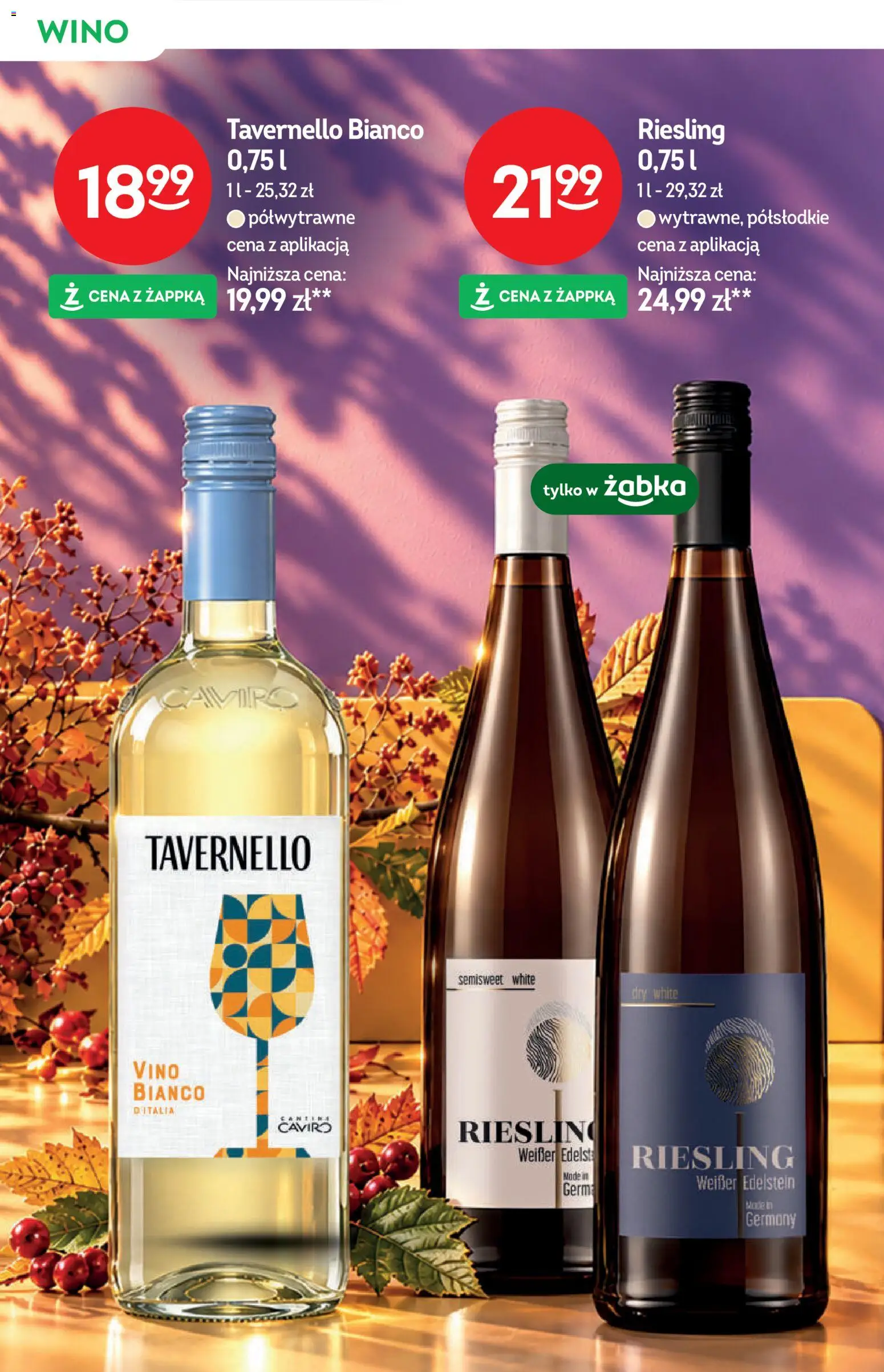 Żabka gazetka - Katalog win od 28.10.2026 | Strona: 14 | Produkty: Riesling, Wino