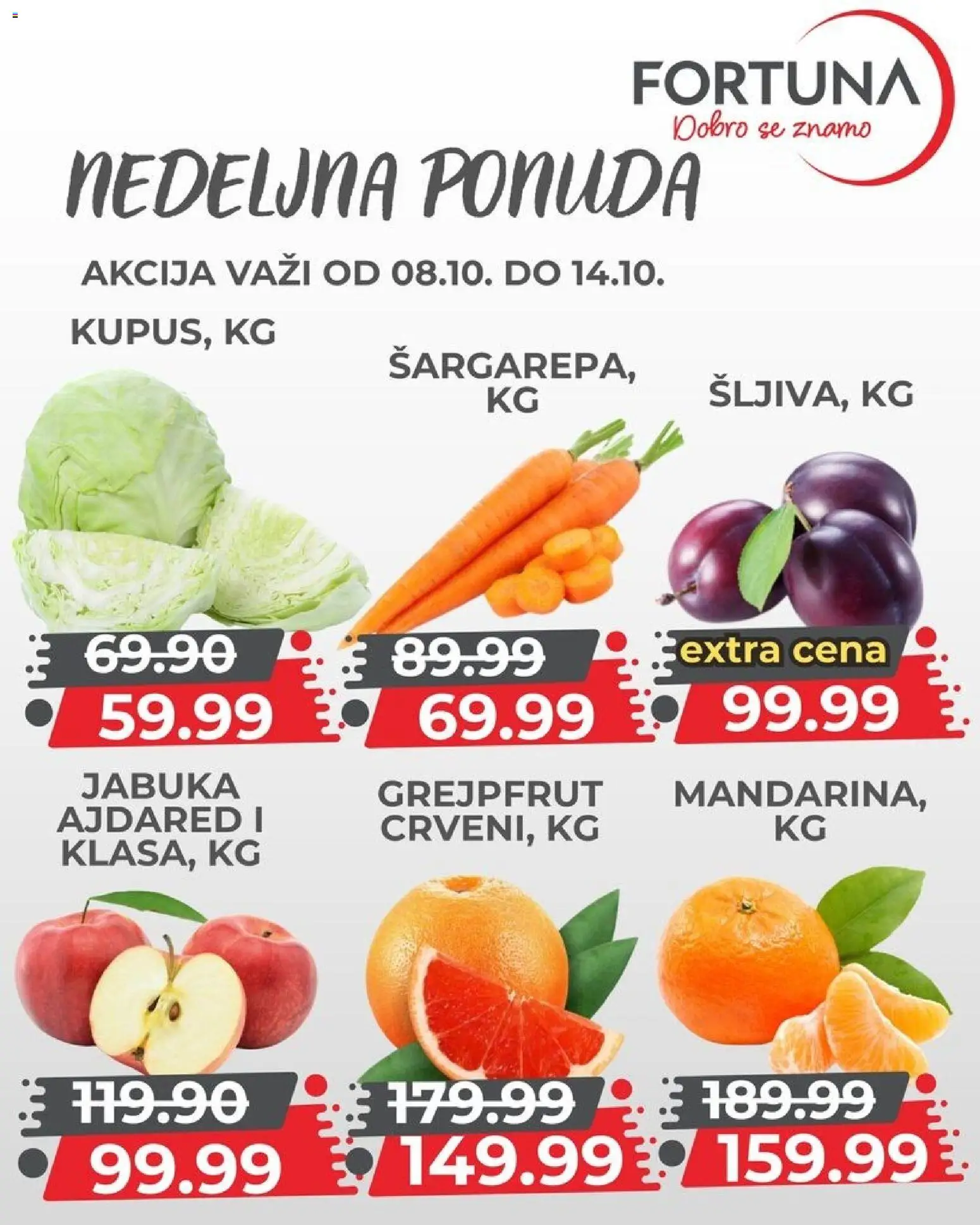 Fortuna Market katalog - važi od 08.10.2026 | Strana: 3 | Proizvode: Grejpfrut