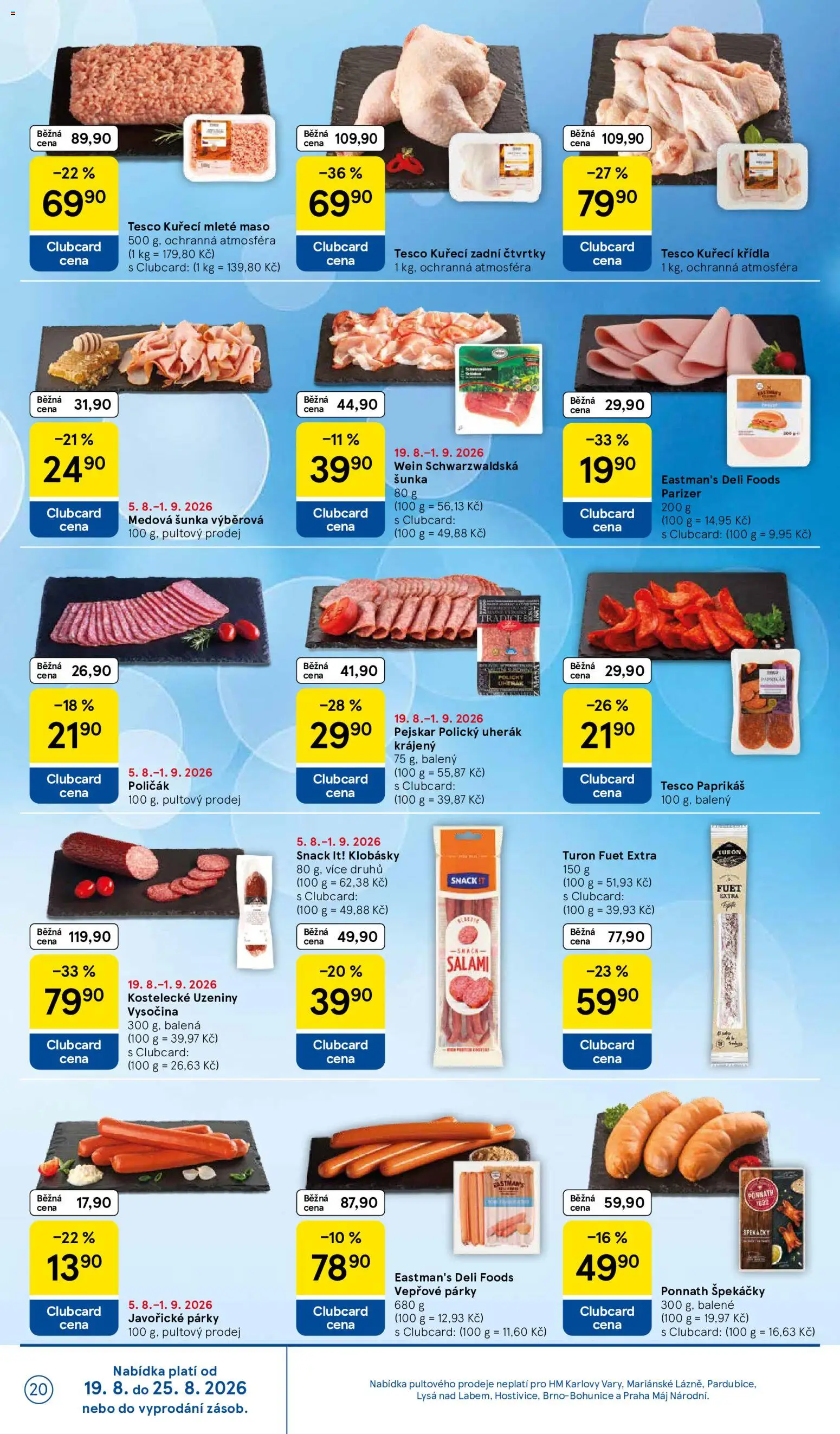 Tesco leták - Hypermarket od 19.08.2026 | Strana: 20