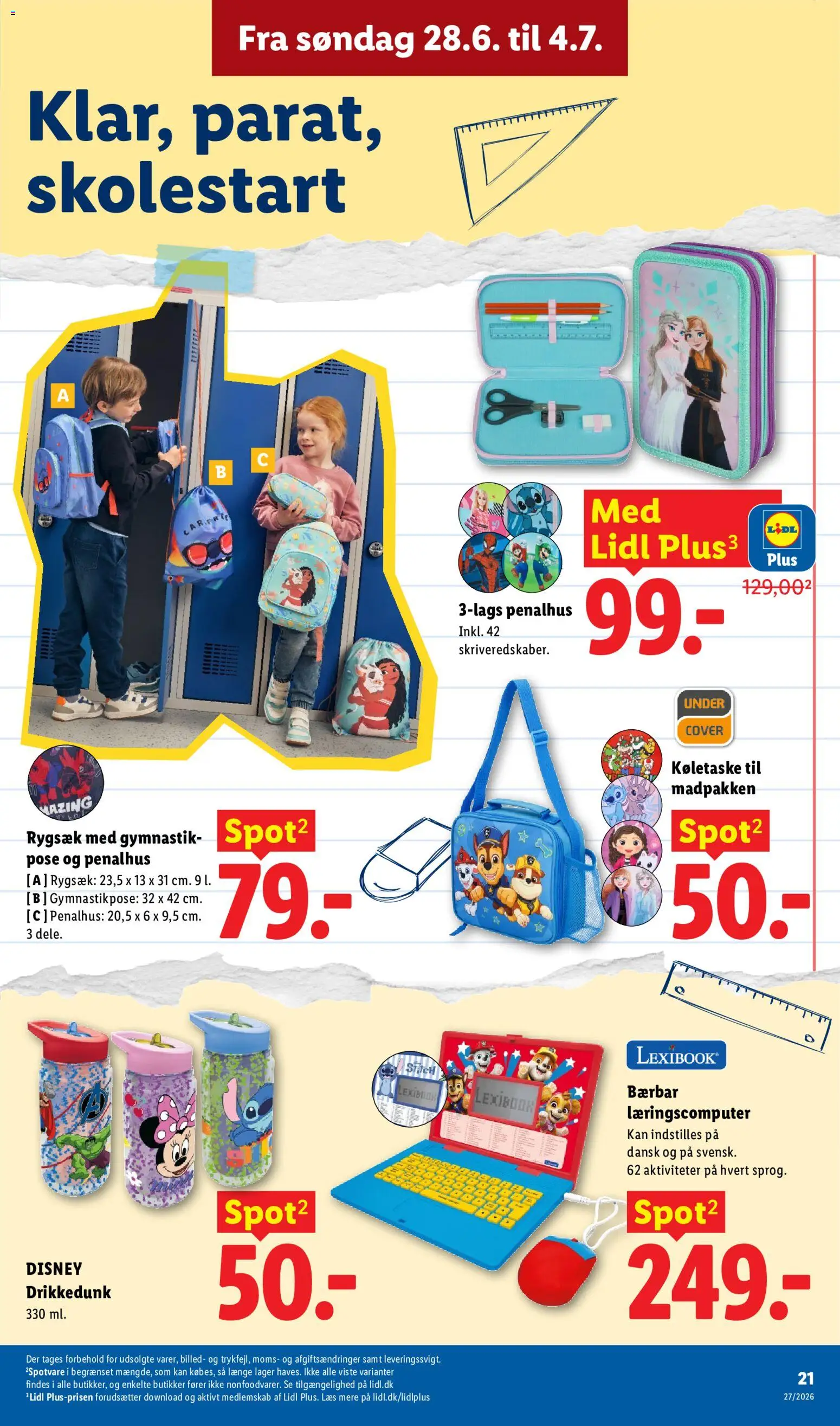 Lidl tilbudsavis – gyldig fra 28/06/2026 | Side: 5 | Produkter: Case, Rygsæk, Søm