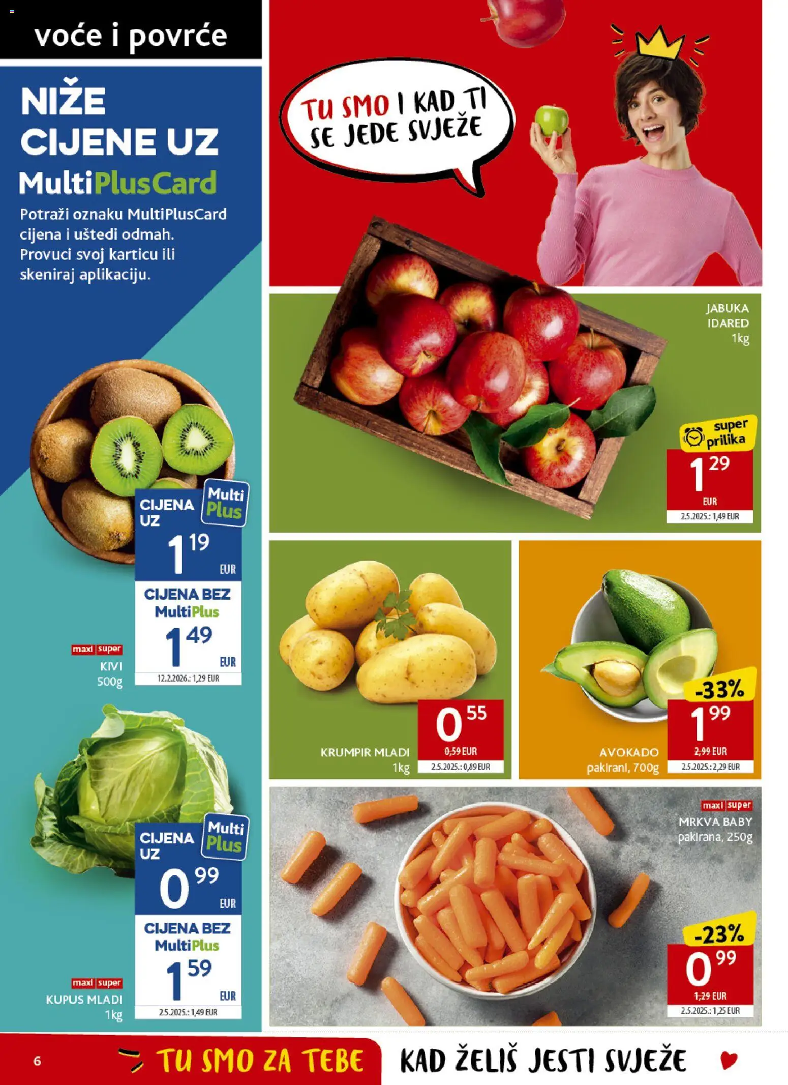 Konzum HR akciós ujság - amely érvényes a következő dátumtól: 08.04.2026 | Oldal: 6 | Termékek: Avokádó