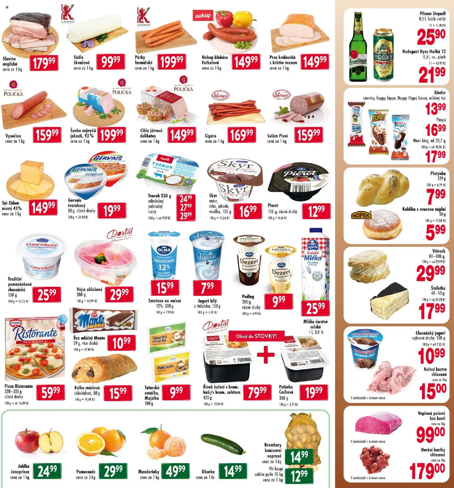 Astur & Qanto leták od 08.10.2026 | Strana: 2 | Produkty: Salám, Pilsner, Skyr, Dezert