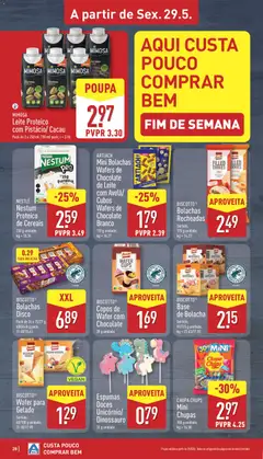 Pré-visualização Aldi folheto válido de 25.05.2026 | Página: 28 | Produtos: Copos, Gelado, Nestlé, Chocolate