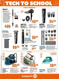 Anteprima del volantino Expert volantino valido a partire dal 03/09/2026 | Pagina: 22 | Prodotti: Peeling, Acqua, Dyson, Batteria