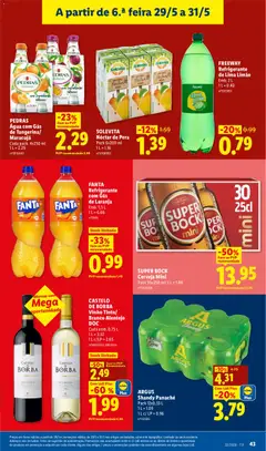 Pré-visualização FANTA Refrigerante com Gás de Laranja, Refrigerante com Gás de Laranja. Emb. 1,5 L válido de 25.05.2026 | Página: 43