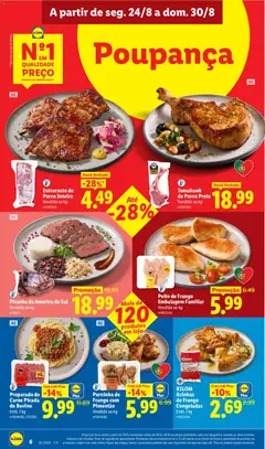 Pré-visualização Perninha de Frango com Pimentão Vendido ao kg, Perninha de Frango com Pimentão Vendido ao kg válido de 24/08/2026 | Página: 6 | Produtos: Peito de frango, Frango, Pimentão, Carne