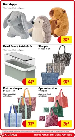 Kruidvat folder week 27 - Voorbeeld van een folder van Kruidvat, geldig van 30-06-2026 | Pagina: 75 | Producten: Tas, Kan, Gnocchi