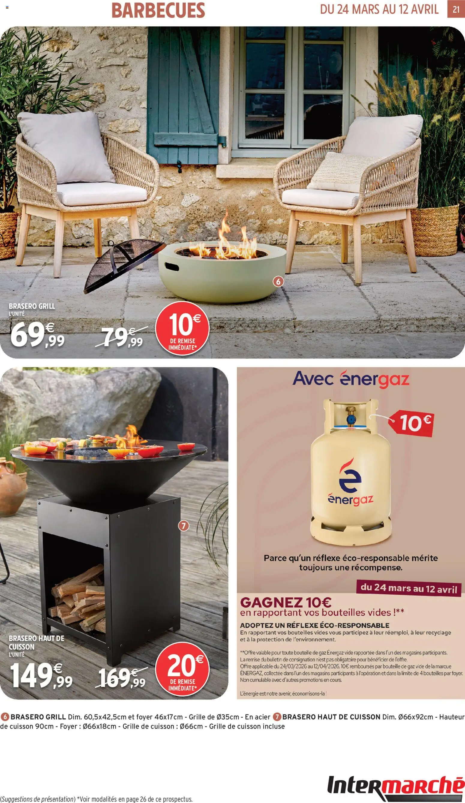 {H1} | Page: 21 | Produits: Brasero, Grill, Grille de cuisson