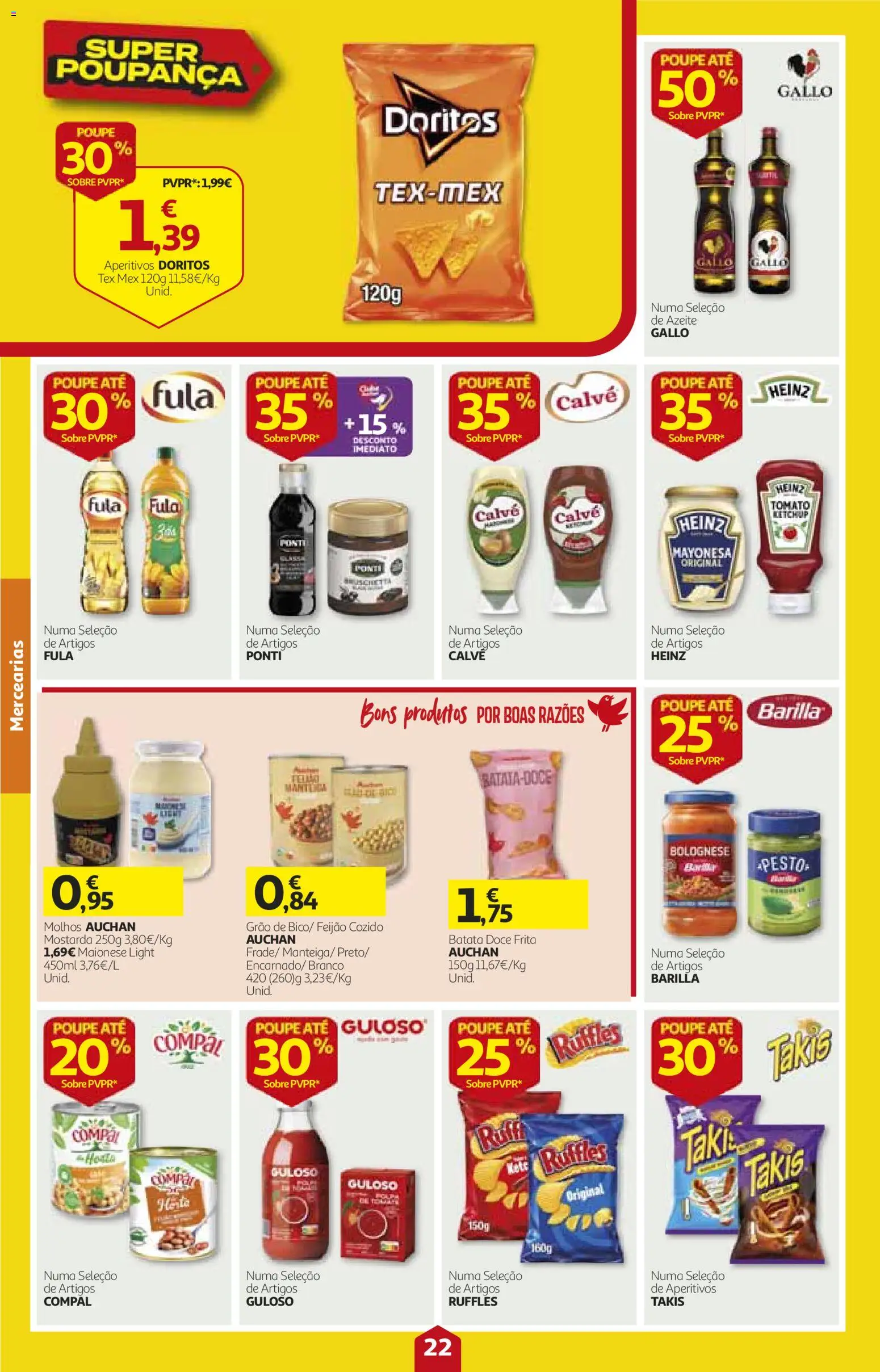 Auchan folheto │ válido de 15/10/2026 | Página: 22 | Produtos: Pesto, Azeite, Molhos, Maionese