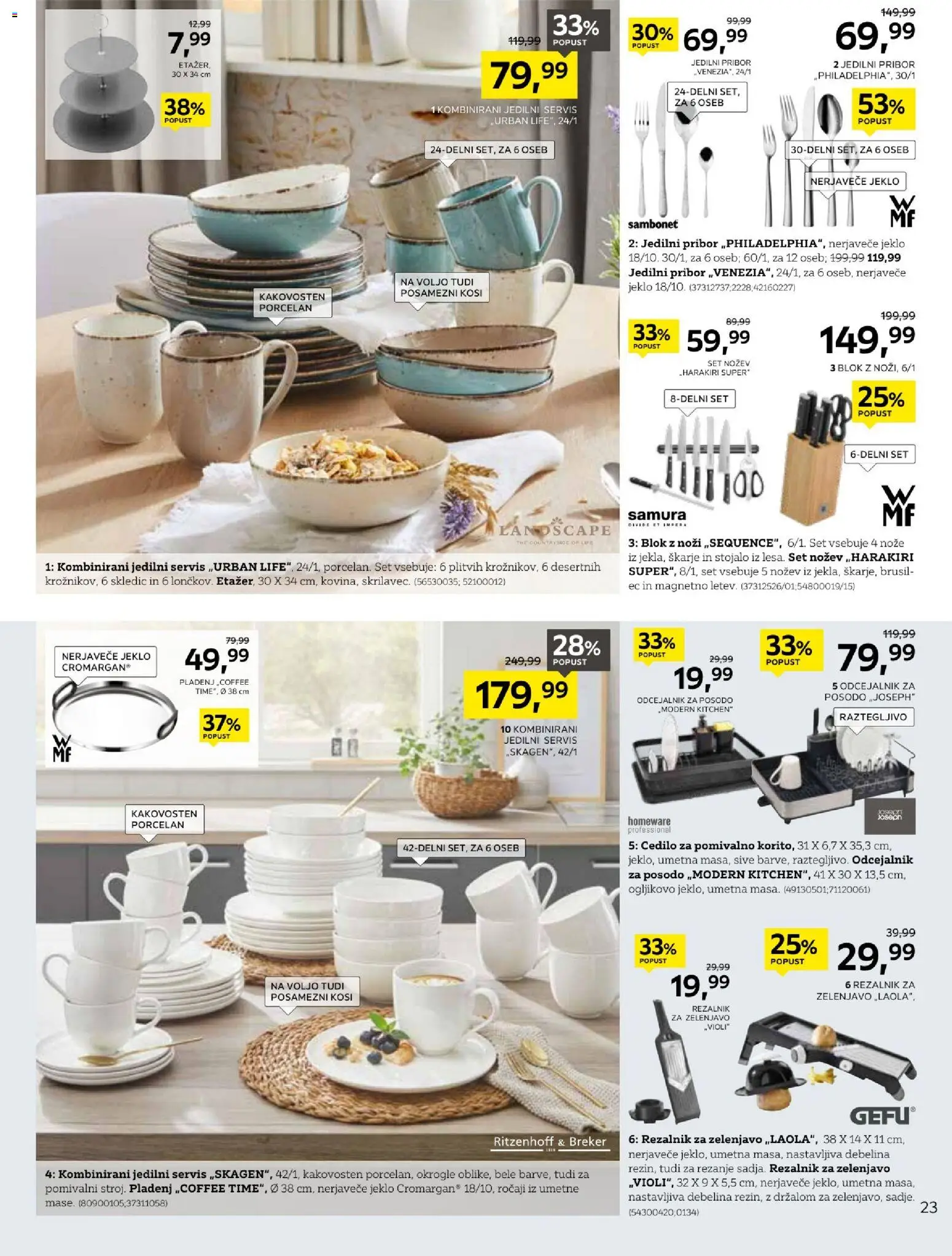 Novi XXXL Lesnina katalog ponudbe – veljaven od 18.08.2026 | Stran: 23 | Izdelki: Pribor, Rezalnik, Blok