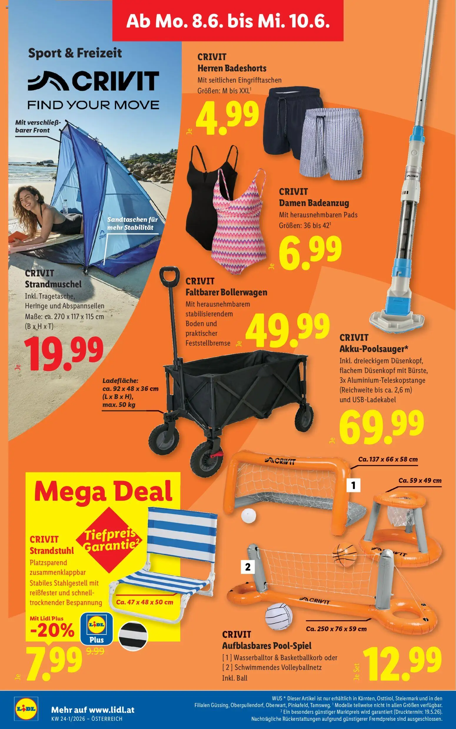 Lidl Flugblatt - Oberpullendorf, Güssing, Oberwart gültig ab 03.06.2026 | Seite: 41 | Produkte: Badeanzug
