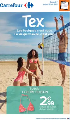 Carrefour - Prévisualisation de Carrefour Textile ete et autour du Bain valide à partir de 02.06.2026
