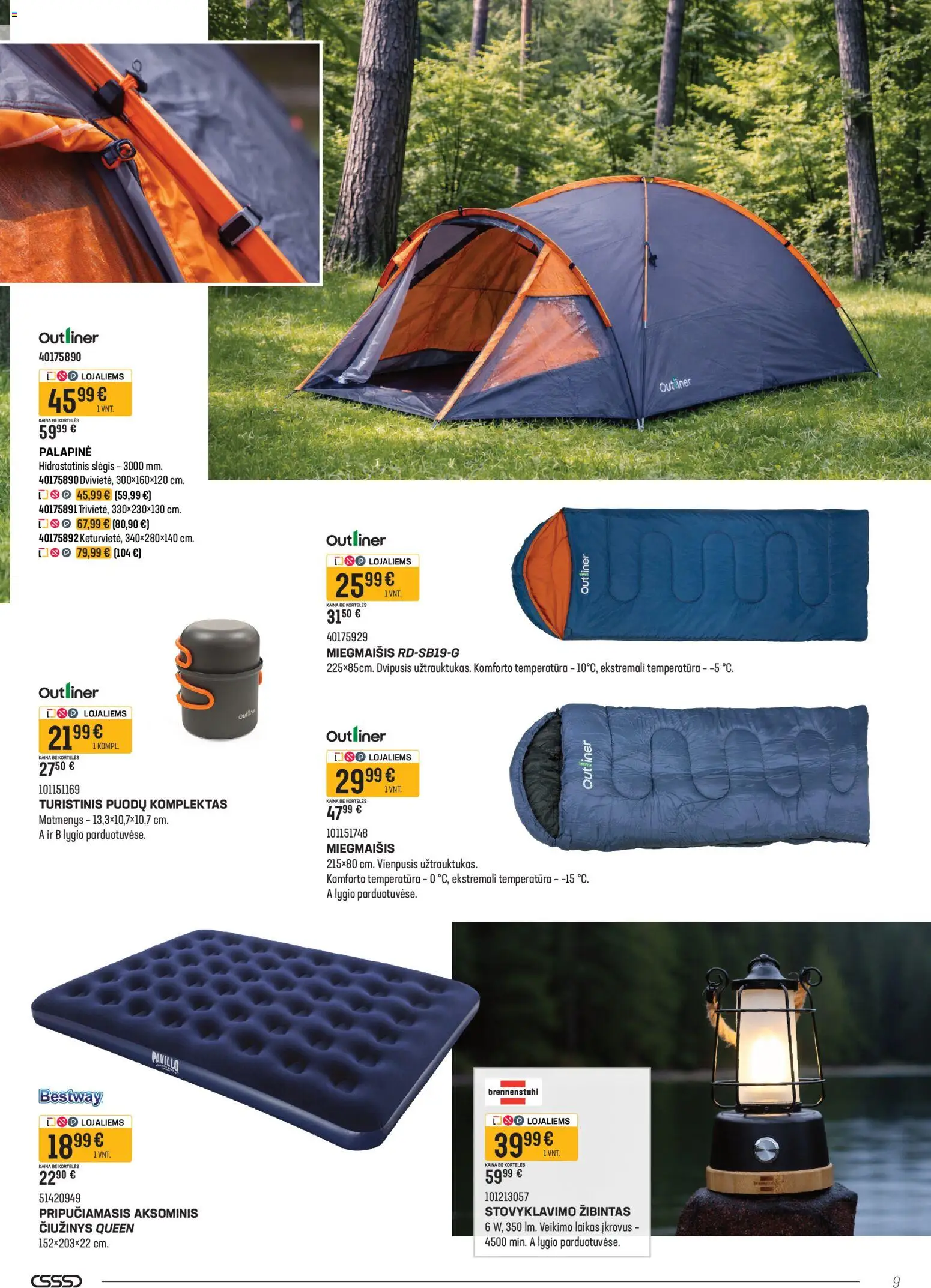 Senukai akcijos nuo 23.04.2026 | Puslapis: 9 | Prekių: Čiužinys