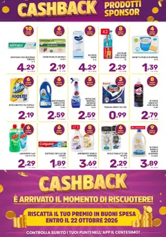 Anteprima del volantino Il Centesimo volantino Cashback valido a partire dal 13/10/2026 | Pagina: 7 | Prodotti: Sapone, Anticalcare, Fiori, Tovagliette